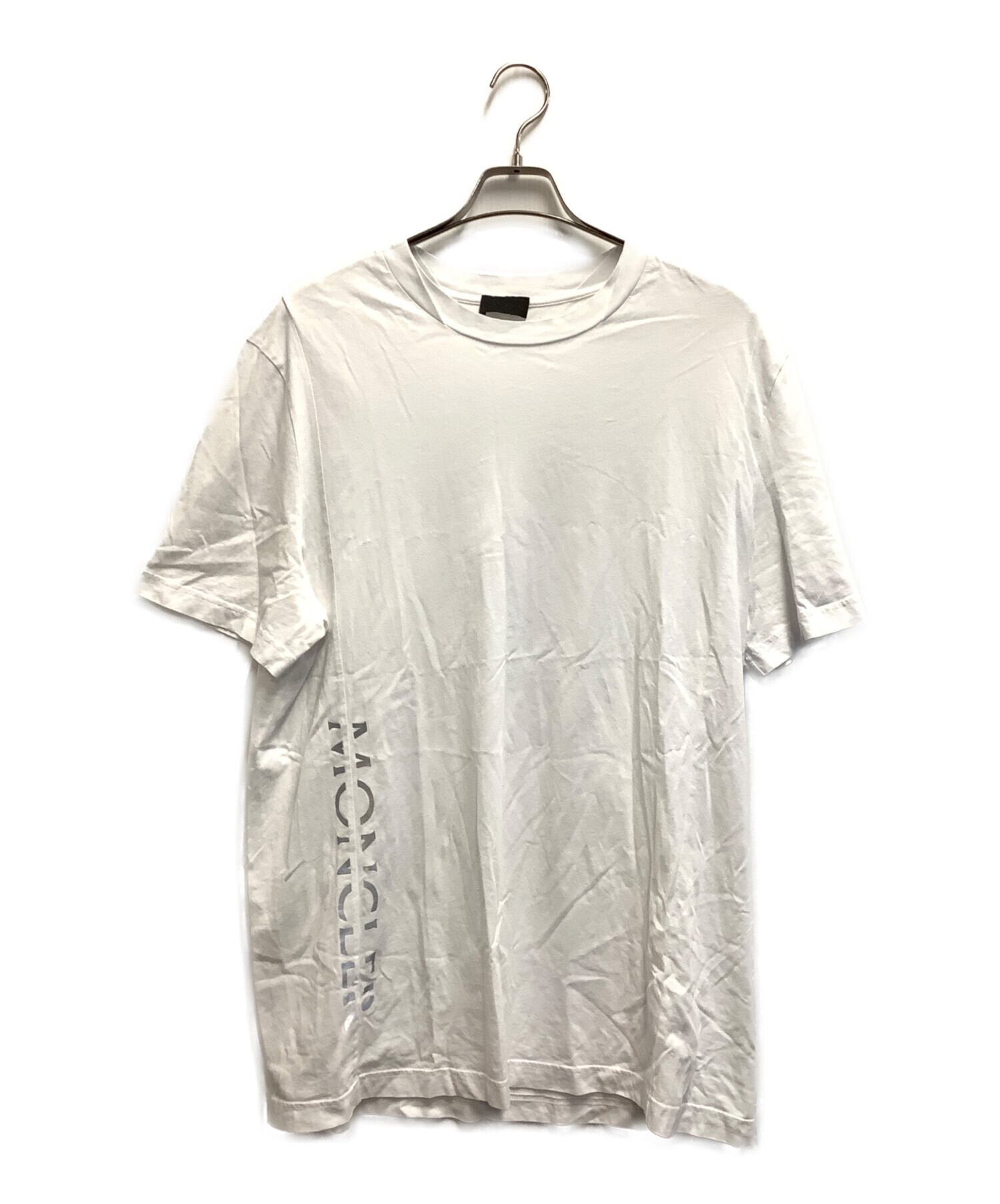中古・古着通販】MONCLER (モンクレール) Tシャツ ホワイト サイズ:XL