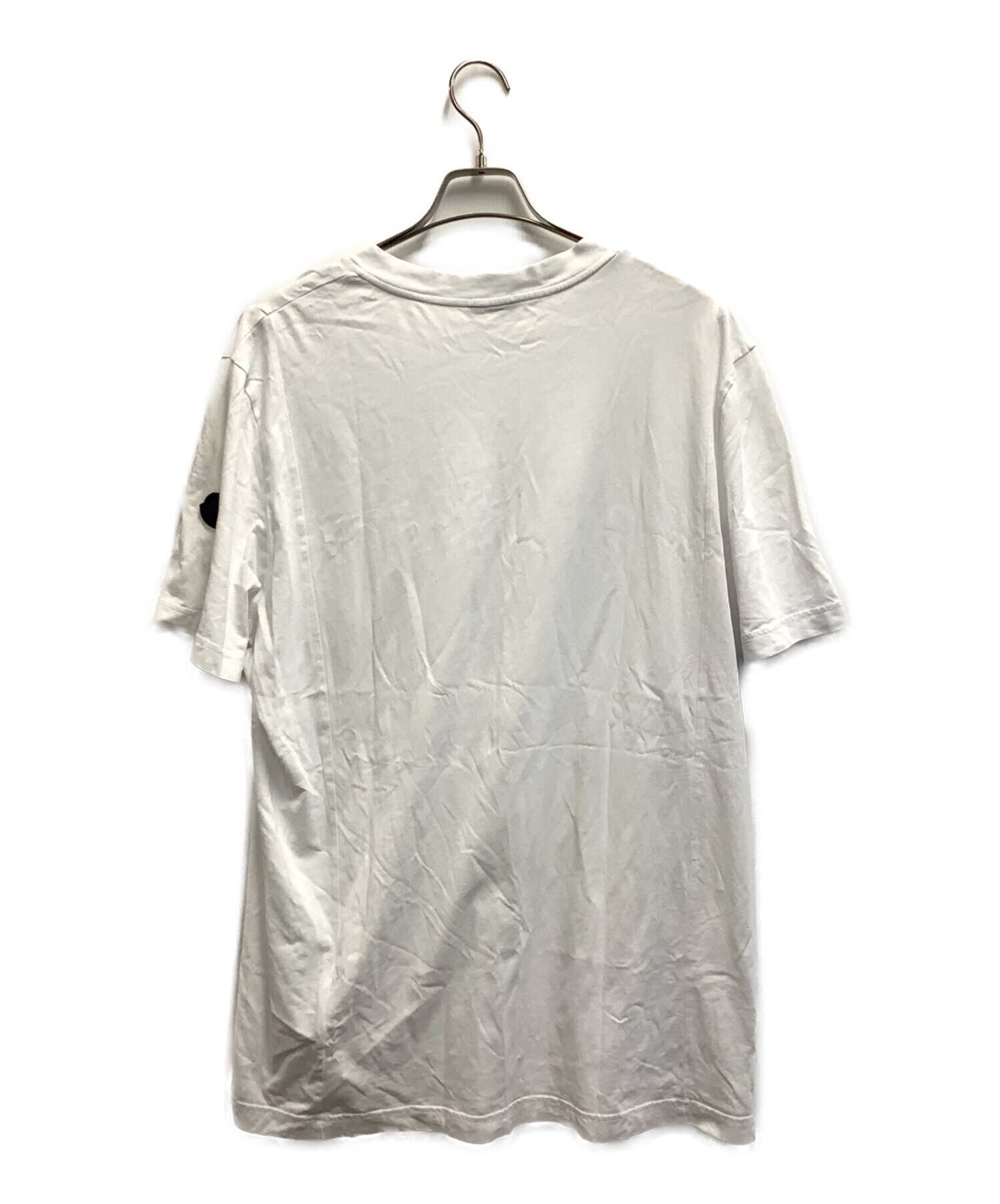 中古・古着通販】MONCLER (モンクレール) Tシャツ ホワイト サイズ:XL