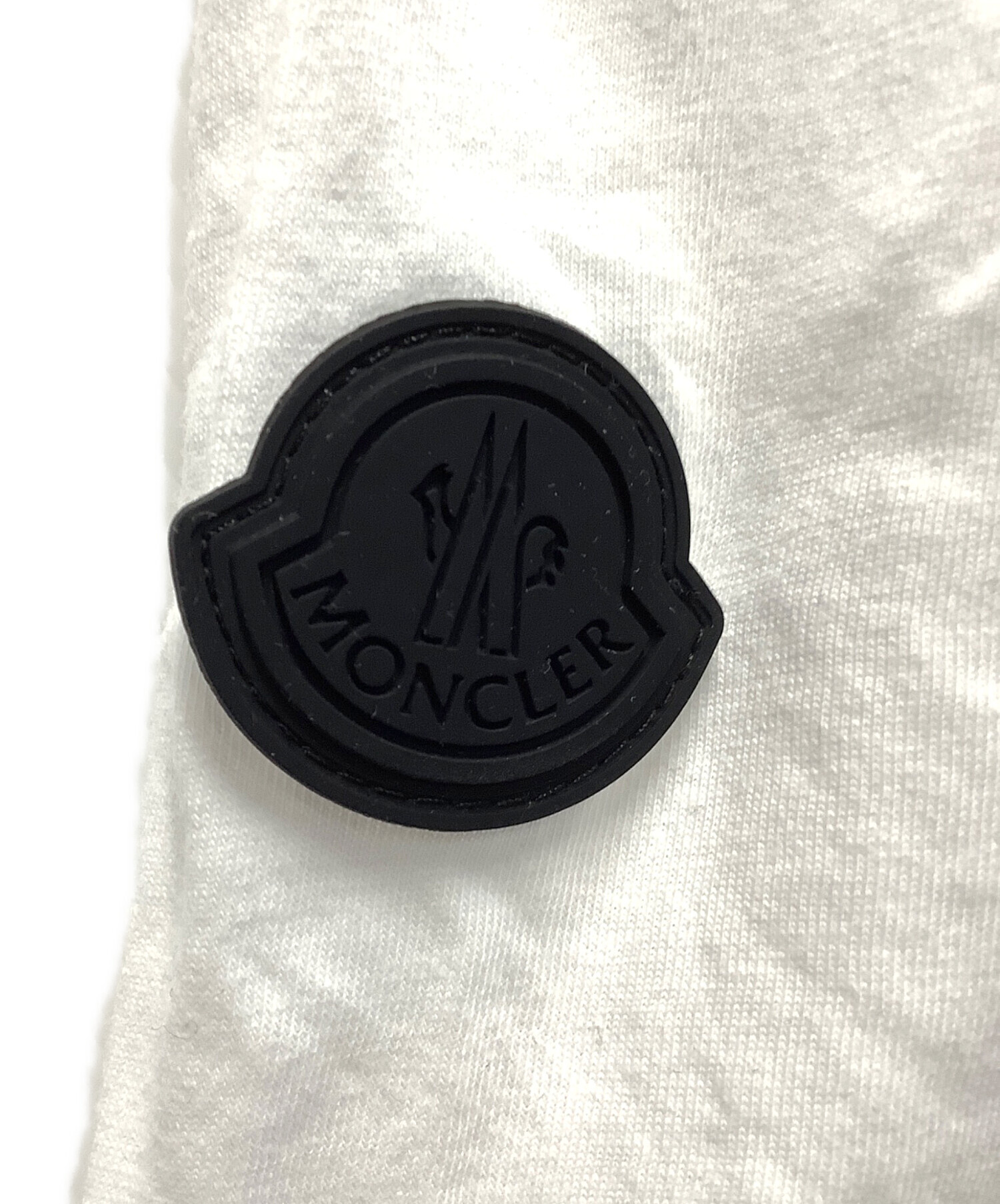 中古・古着通販】MONCLER (モンクレール) Tシャツ ホワイト サイズ:XL