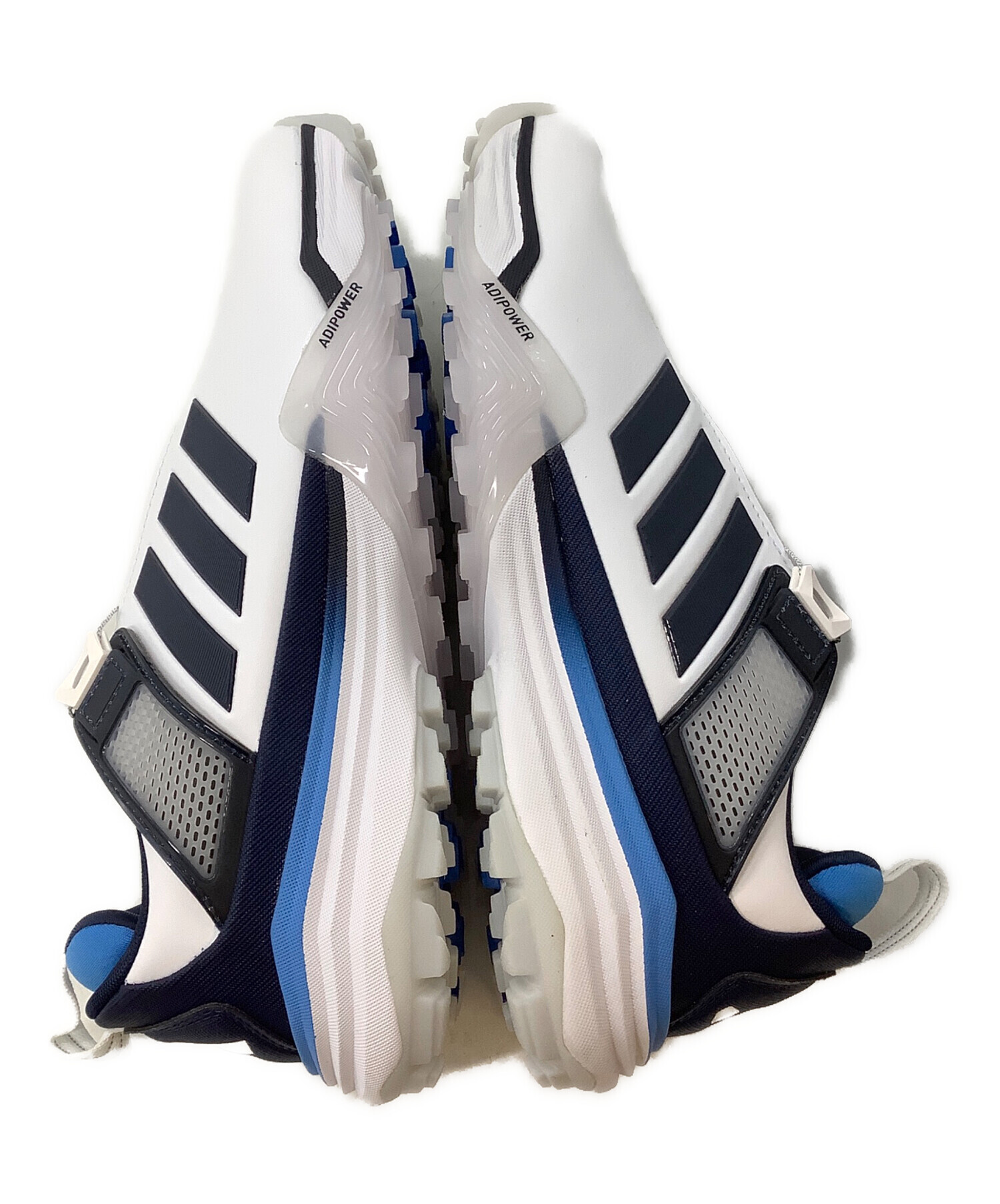 中古・古着通販】adidas (アディダス) ゴルフシューズ ホワイト×ブルー