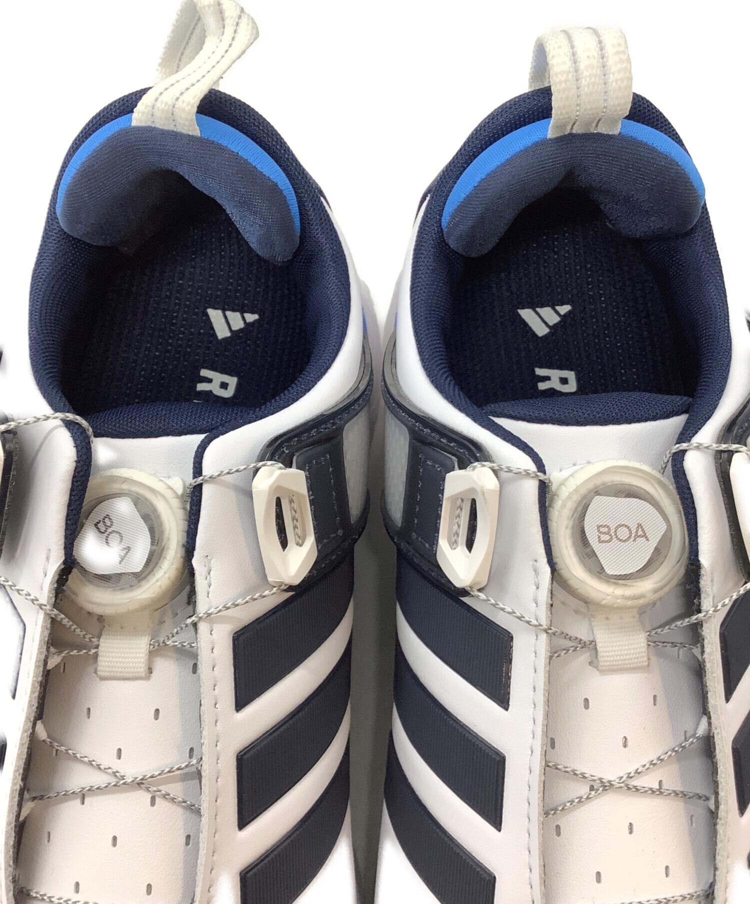 【未使用】Adidas ゴルフシューズ　25cm 中古・古着通販】adidas (アディダス) ゴルフシューズ ホワイト×ブルー