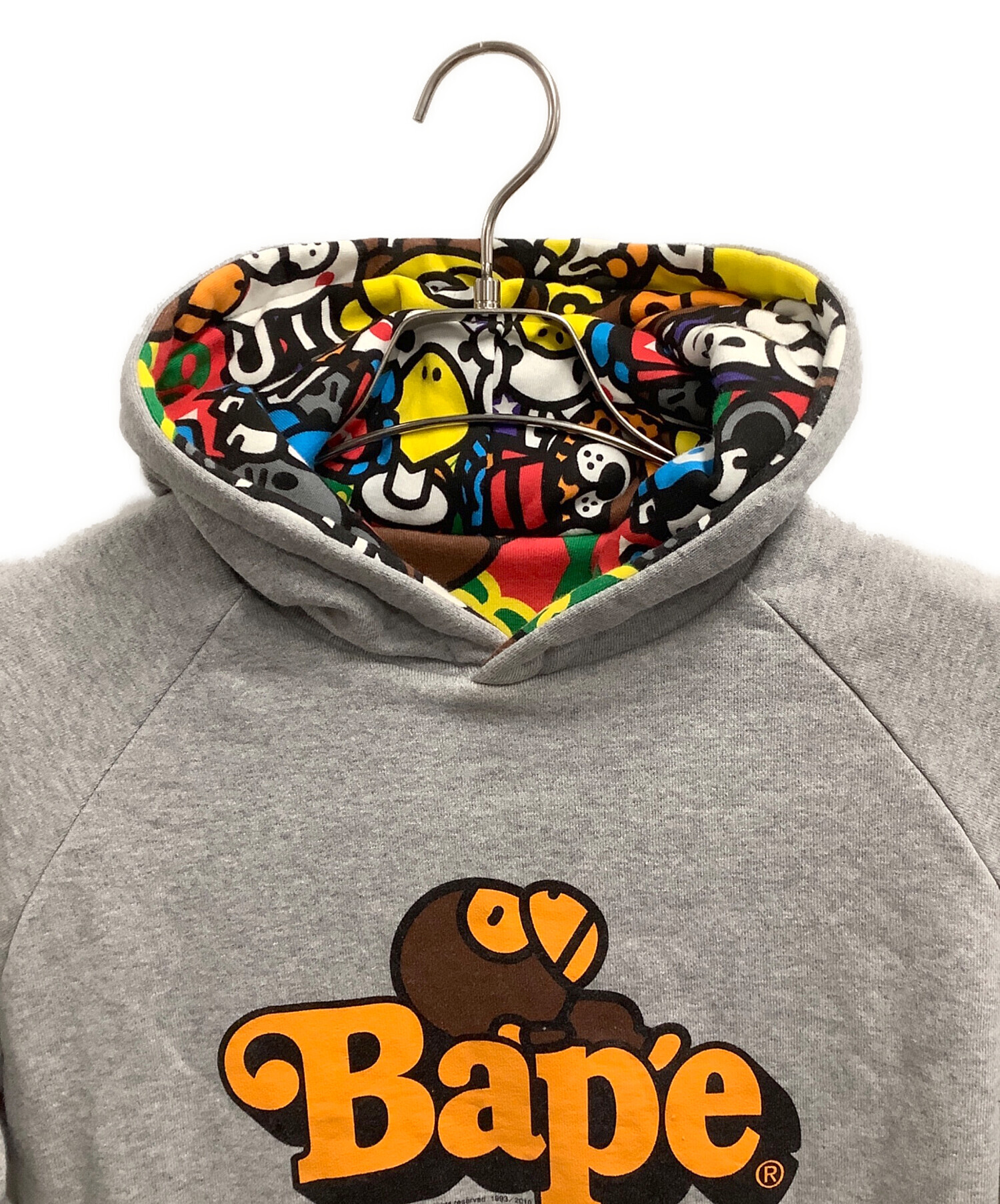 中古・古着通販】A BATHING APE (アベイシングエイプ) パーカー グレー