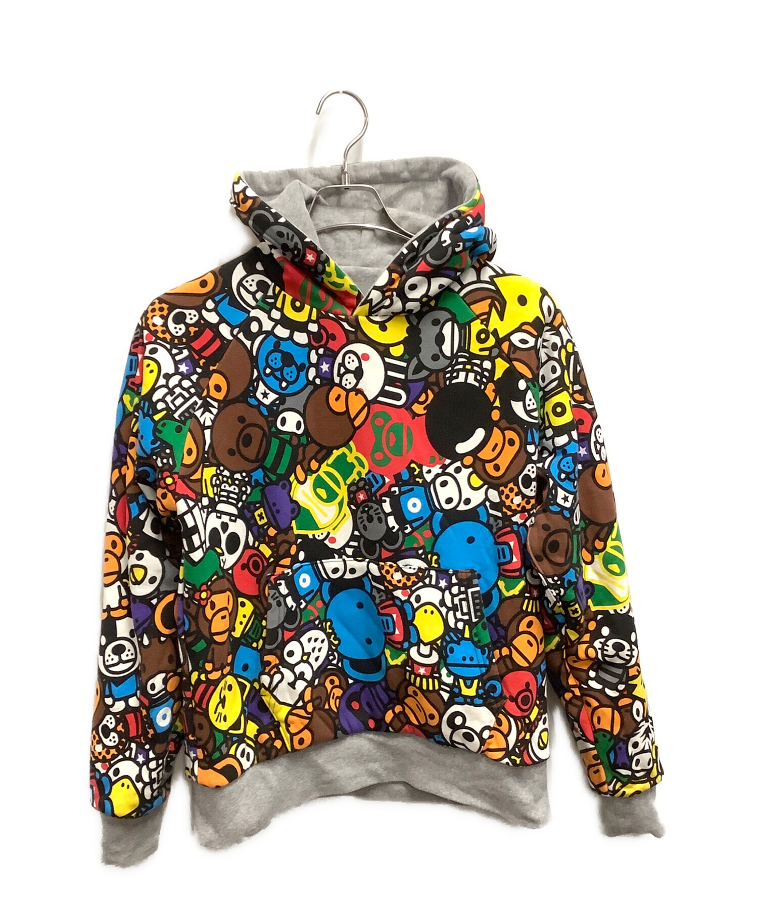 中古・古着通販】A BATHING APE (アベイシングエイプ) パーカー グレー