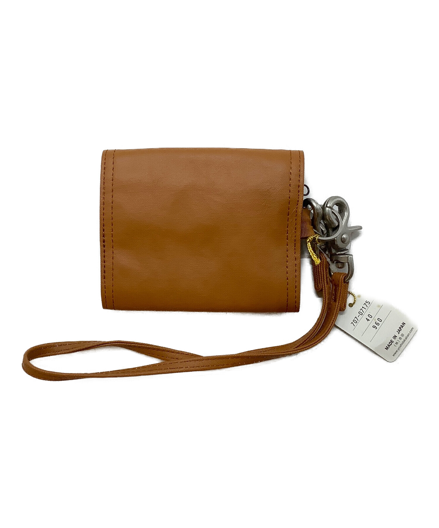 中古・古着通販】PORTER (ポーター) 3つ折り財布 ブラウン｜ブランド