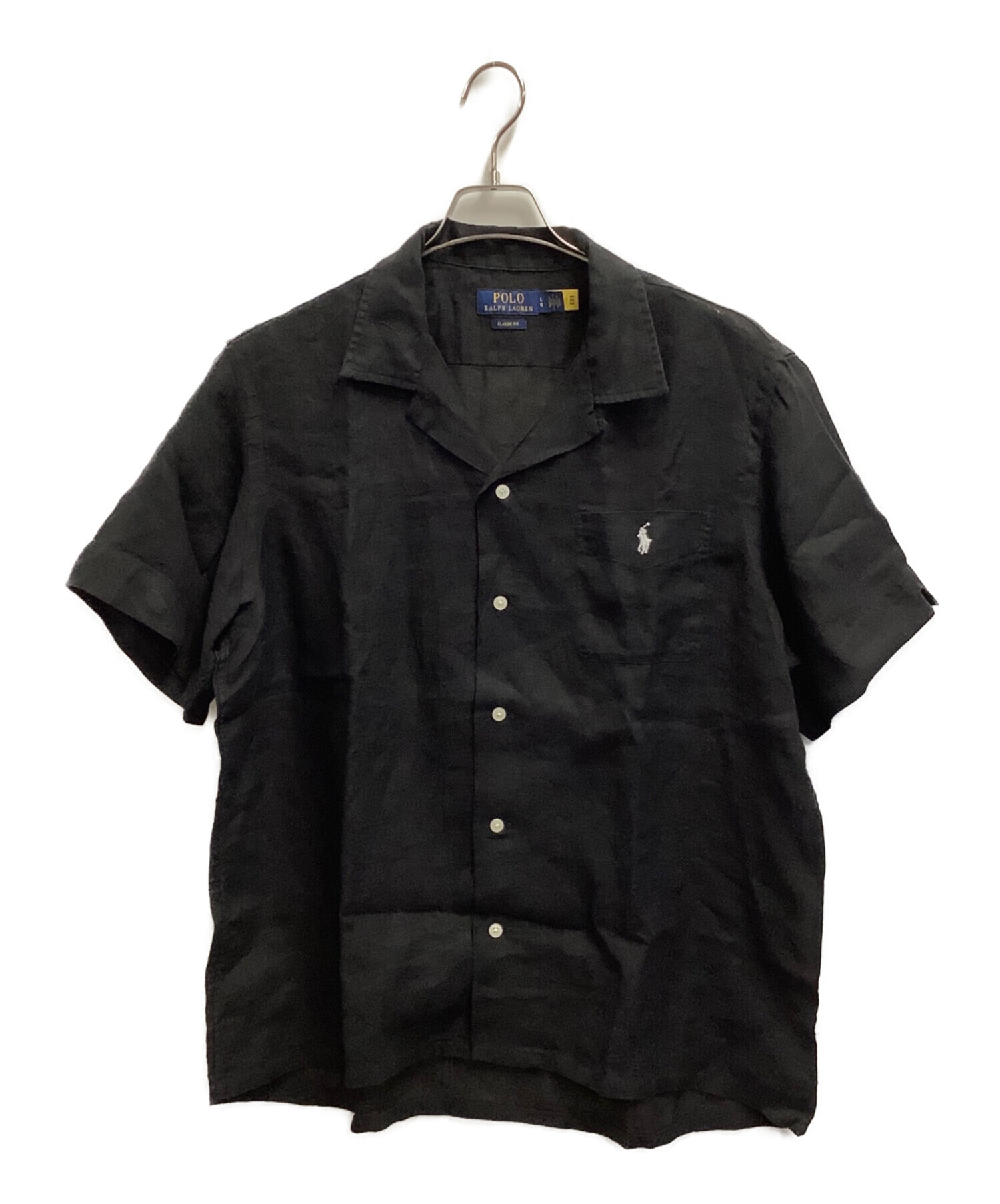 ラルフローレン半袖シャツ黒 中古・古着通販 POLO RALPH LAUREN ポロ 