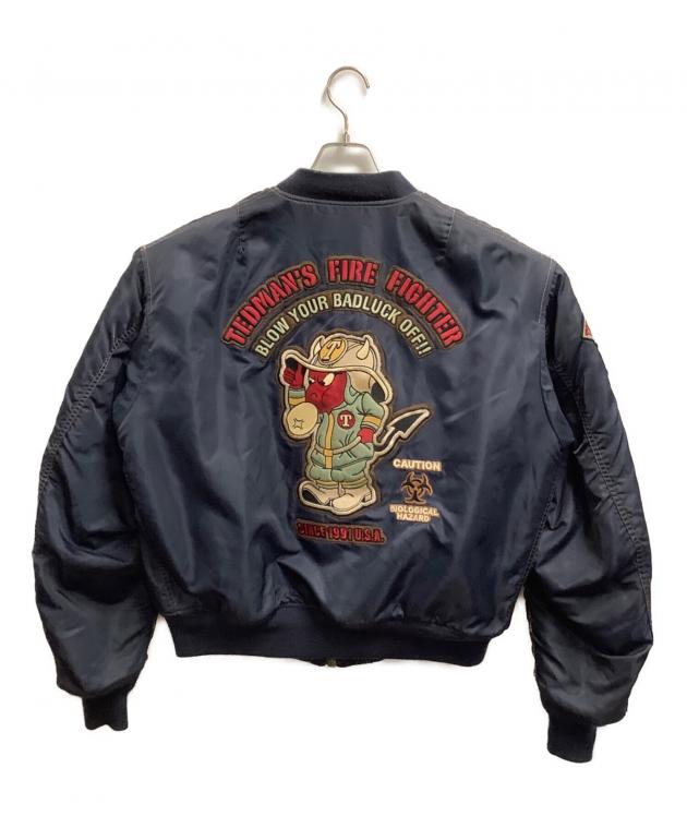 中古・古着通販】TEDMAN (テッドマン) フライトジャケット ネイビー