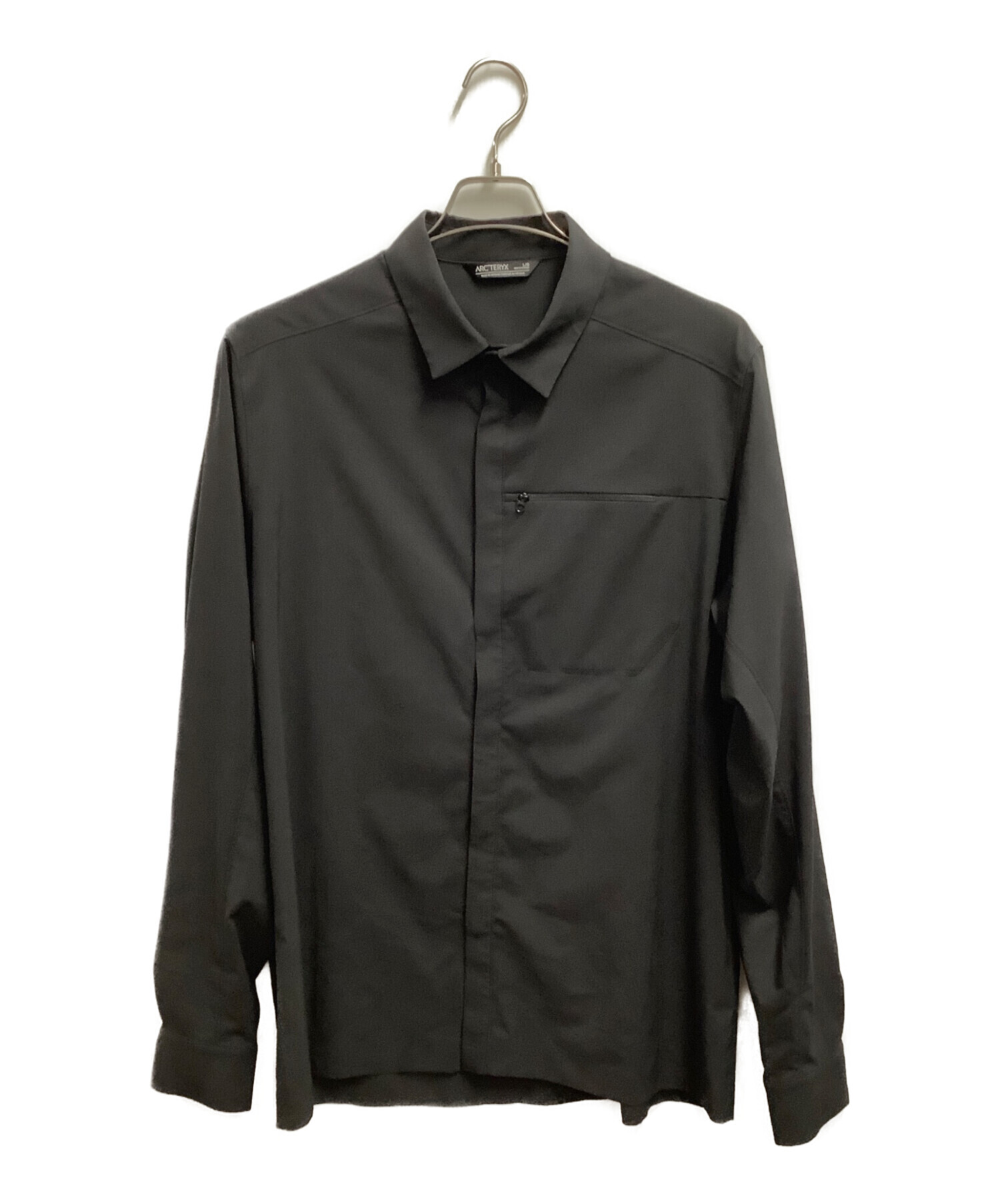 Arc’teryx ポリエステル　長袖シャツ 試着のみ　M/M 中古・古着通販】ARC'TERYX (アークテリクス) 長袖シャツ ブラック