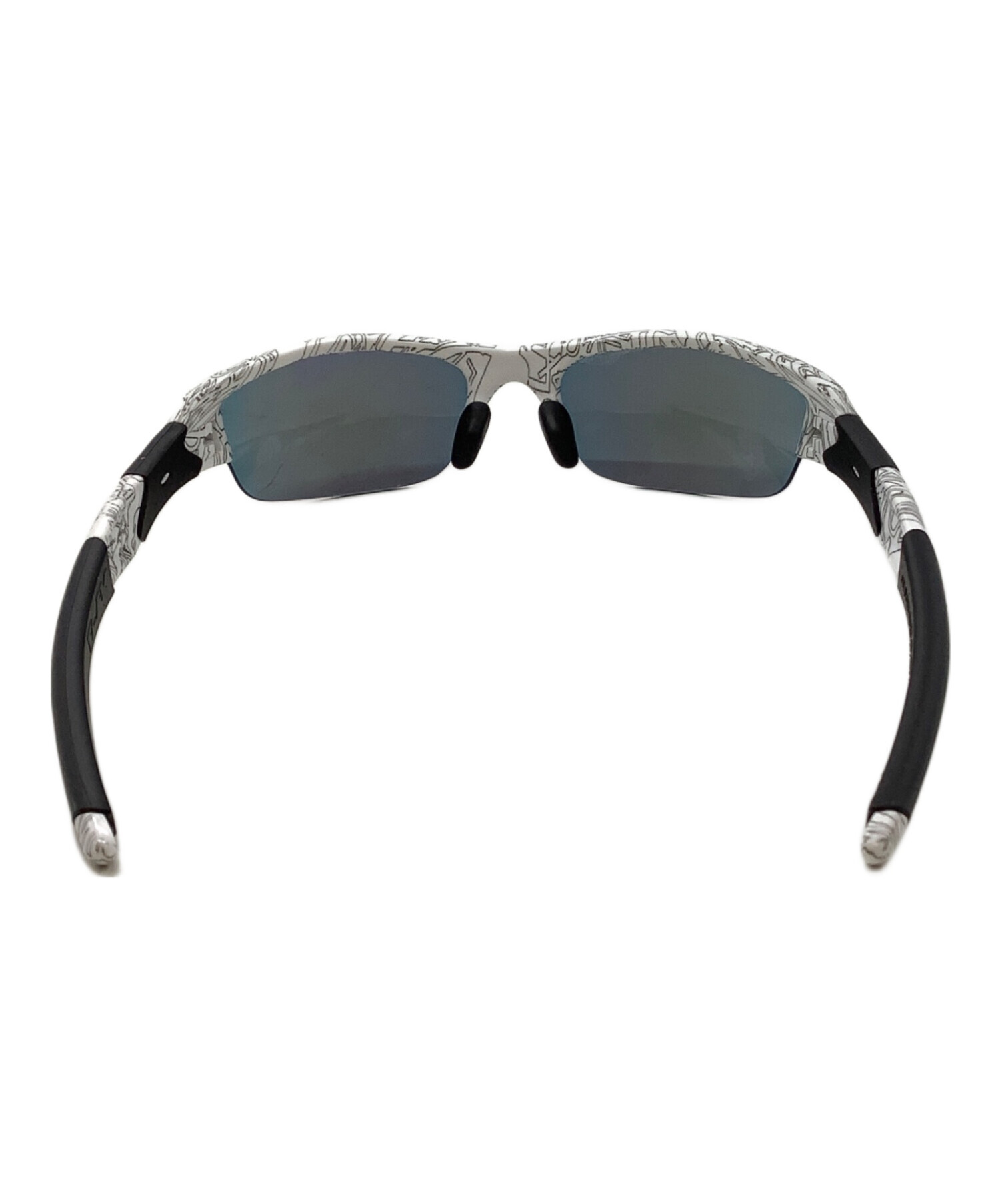 中古・古着通販】OAKLEY (オークリー) サングラス ホワイト×ブラック