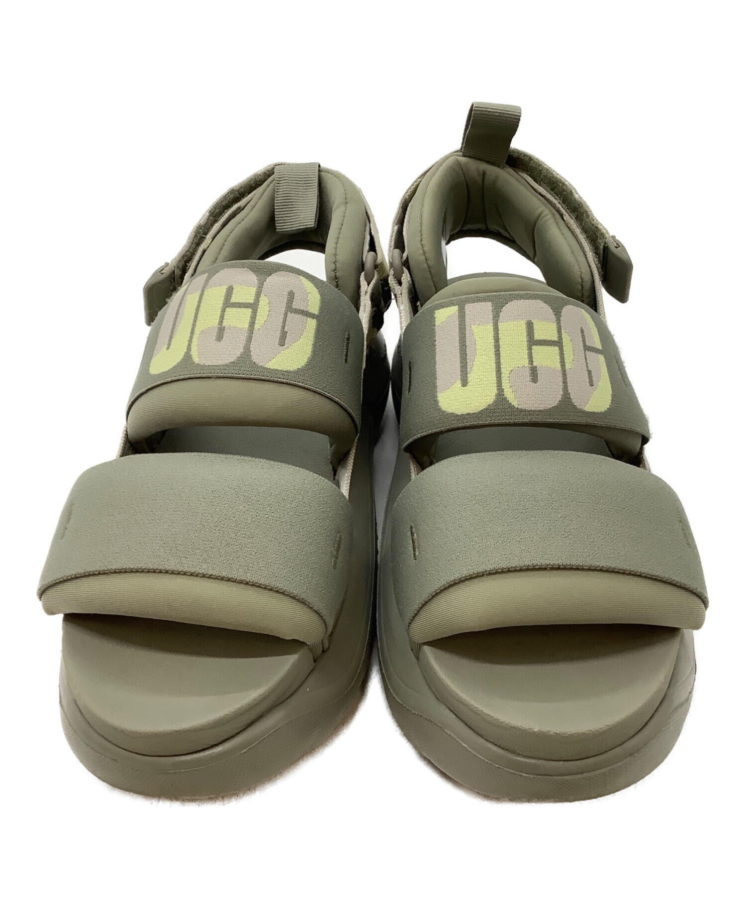 UGG カーキ 迷彩 サンダル 中古・古着通販】UGG (アグ) サンダル オリーブ サイズ:23.5cm
