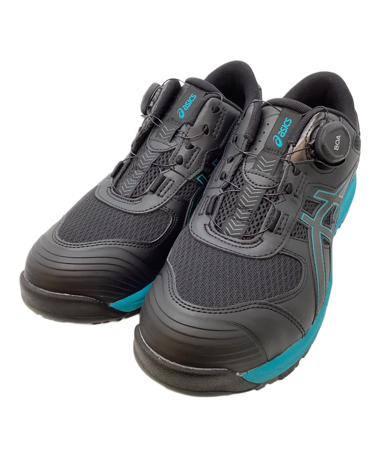 中古・古着通販】asics (アシックス) スニーカー ブラック×ブルー