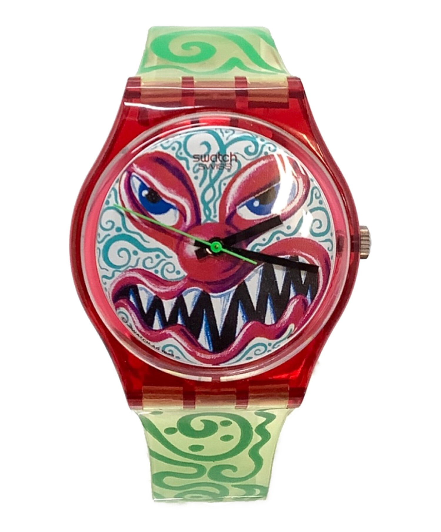 中古・古着通販】SWATCH (スウォッチ) クロノグラフ レッド｜ブランド 