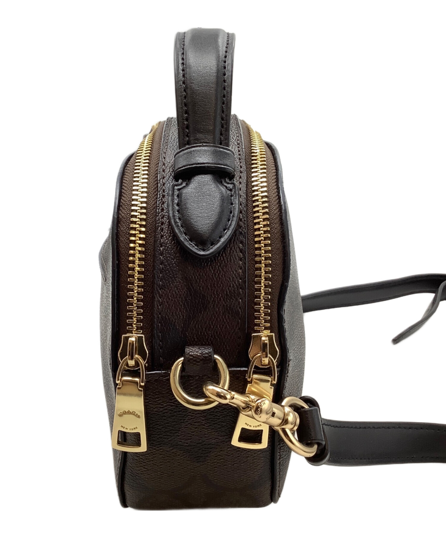 中古・古着通販】COACH (コーチ) ショルダーバッグ ブラウン｜ブランド