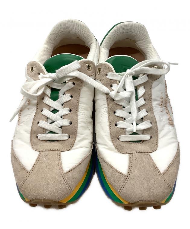 白と緑のシルクプリーツサルヴァトーレフェラガモドレス 中古・古着通販】Salvatore Ferragamo (サルヴァトーレ フェラガモ