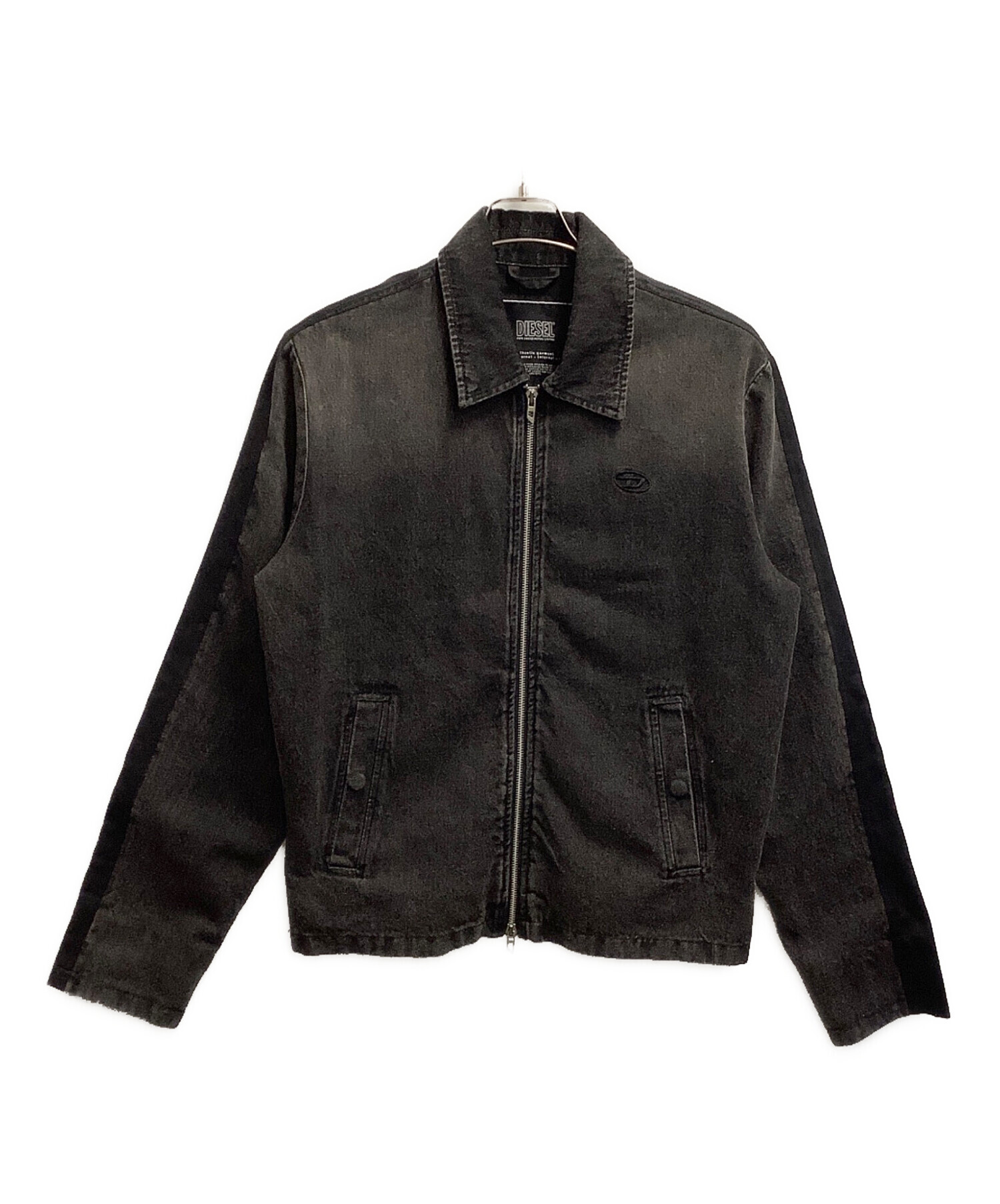 中古・古着通販】DIESEL (ディーゼル) デニムジャケット ブラック
