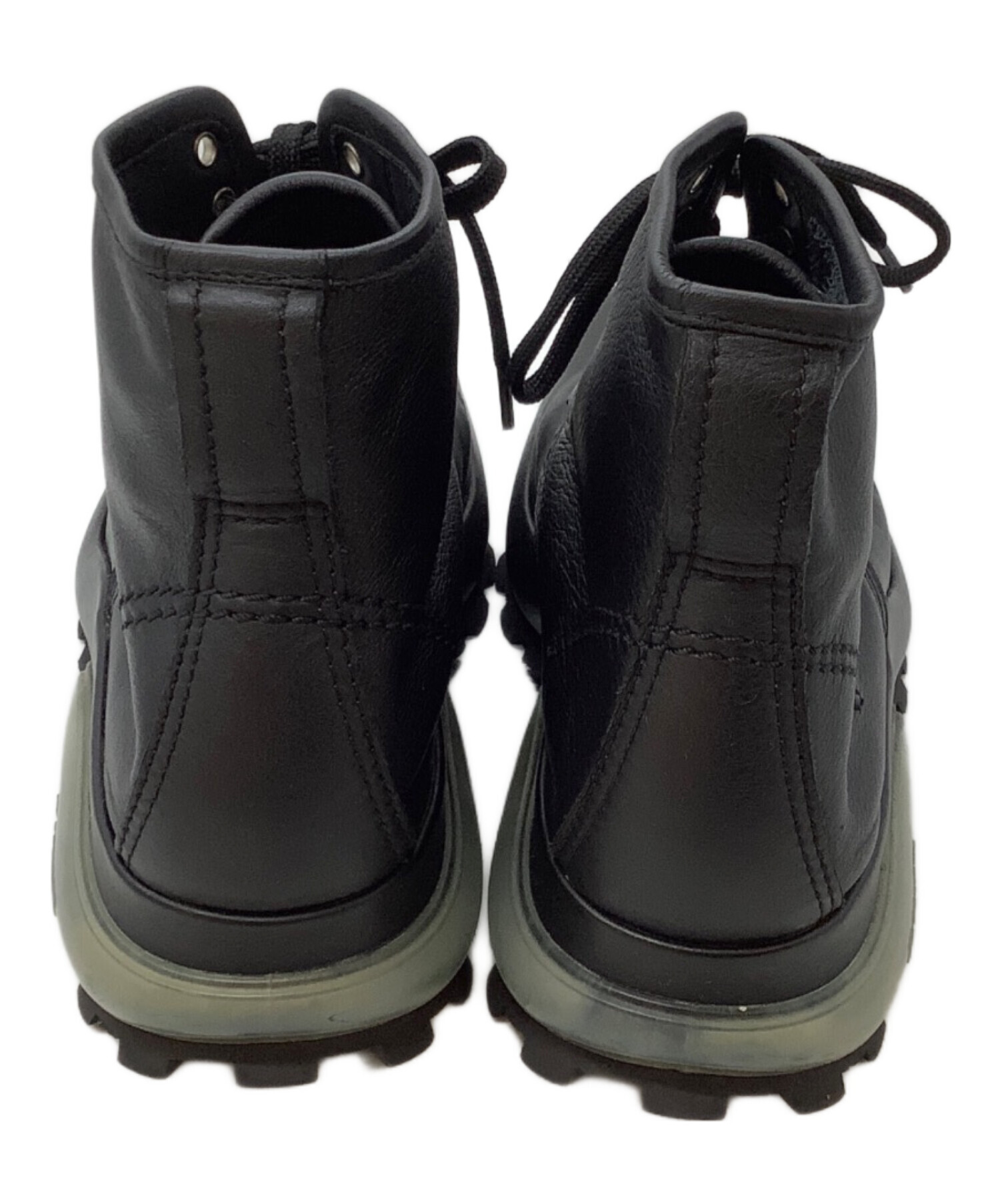 JIL SANDER ジルサンダーレザーレースアップブーツ 40 中古・古着通販】JIL SANDER (ジルサンダー) レースアップブーツ