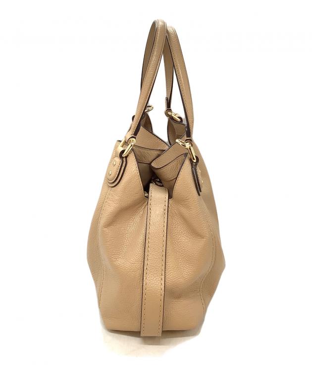 中古・古着通販】COACH (コーチ) 2WAYショルダーバッグ ベージュ