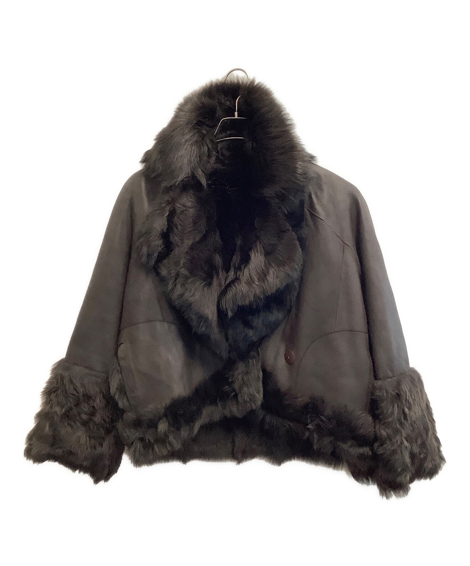 中古・古着通販】FENDI (フェンディ) ジャケット ブラウン サイズ:44 