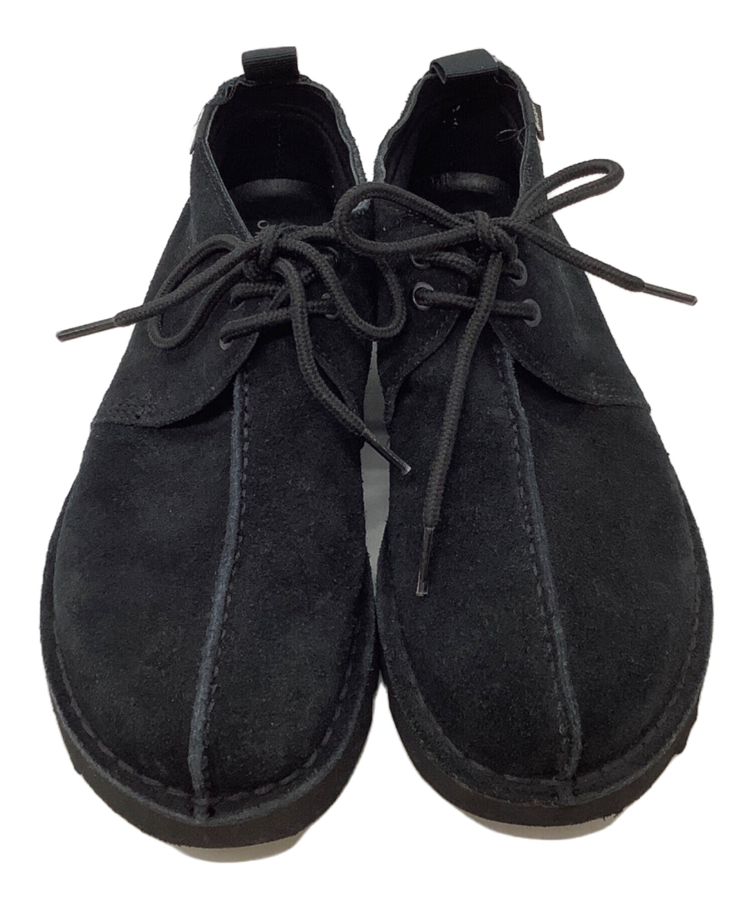 中古・古着通販】CLARKS (クラークス) スウェードシューズ ブラック 