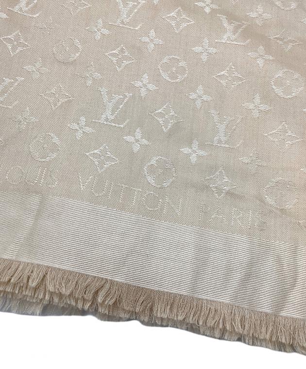 LOUIS VUITTON ストール ベージュ【140cm×140cm】 中古・古着通販】LOUIS VUITTON (ルイ ヴィトン) 大判ストール