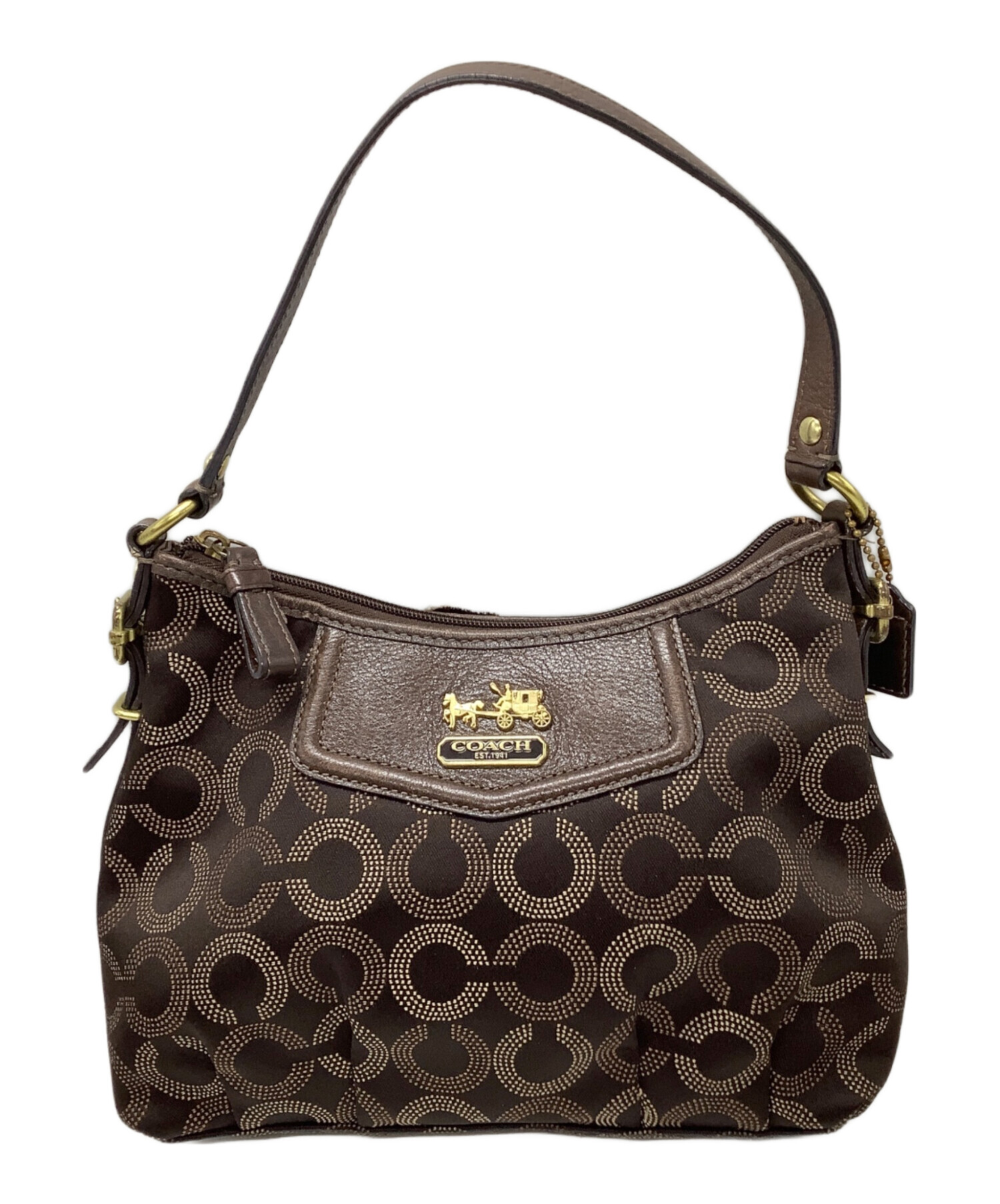 中古・古着通販】COACH (コーチ) ハンドバッグ ブラウン｜ブランド