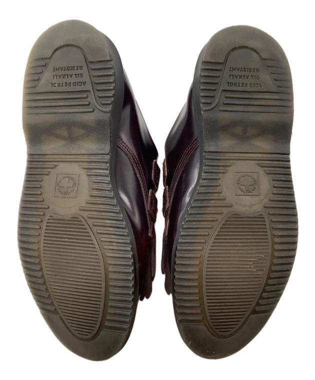 Dr. Martens ブラックレザーシューズ ダブルストラッ 25cm、UK6 中古・古着通販】Dr.Martens (ドクターマーチン) ダブルモンク