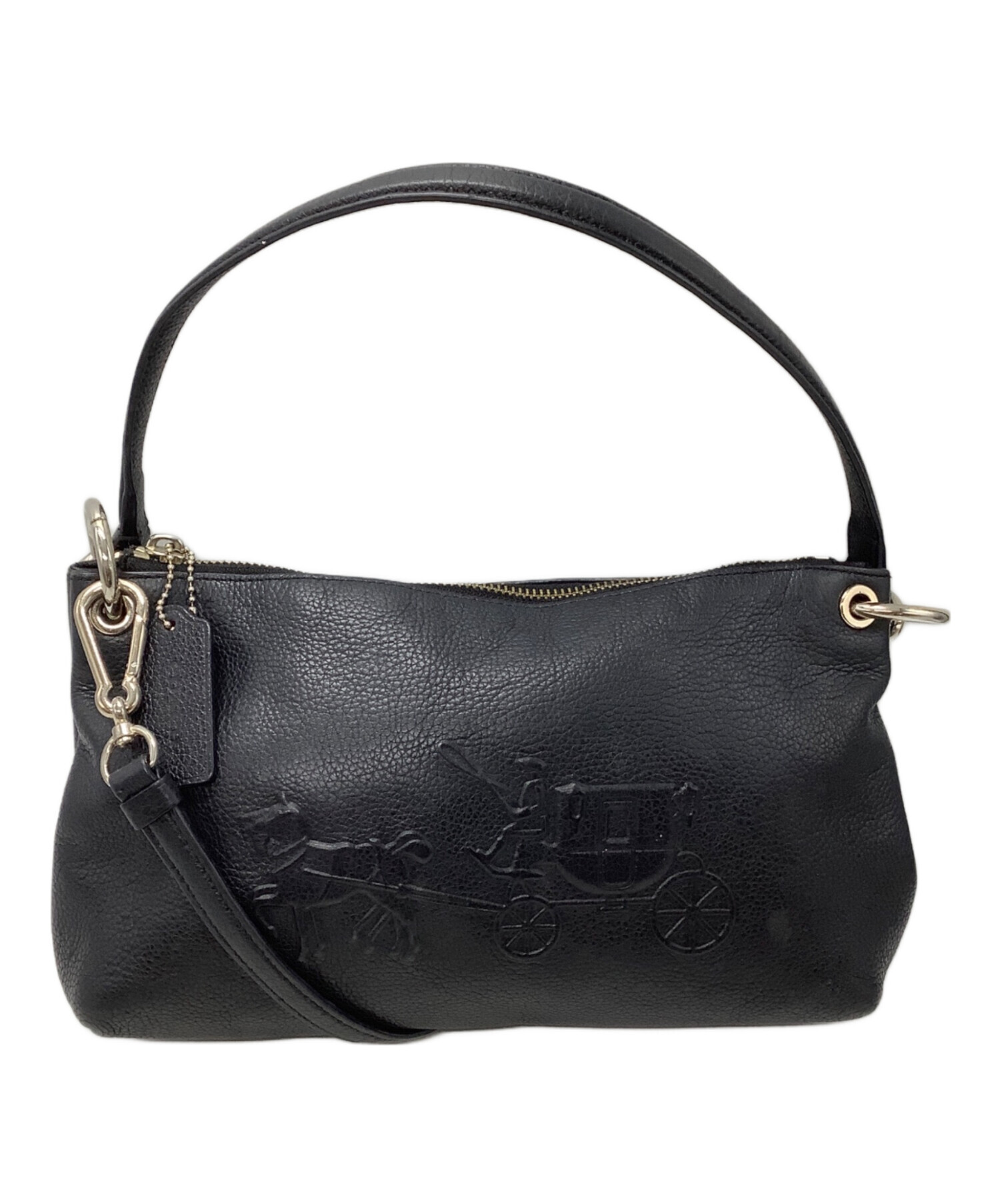 中古・古着通販】COACH (コーチ) ショルダーバッグ ブラック｜ブランド