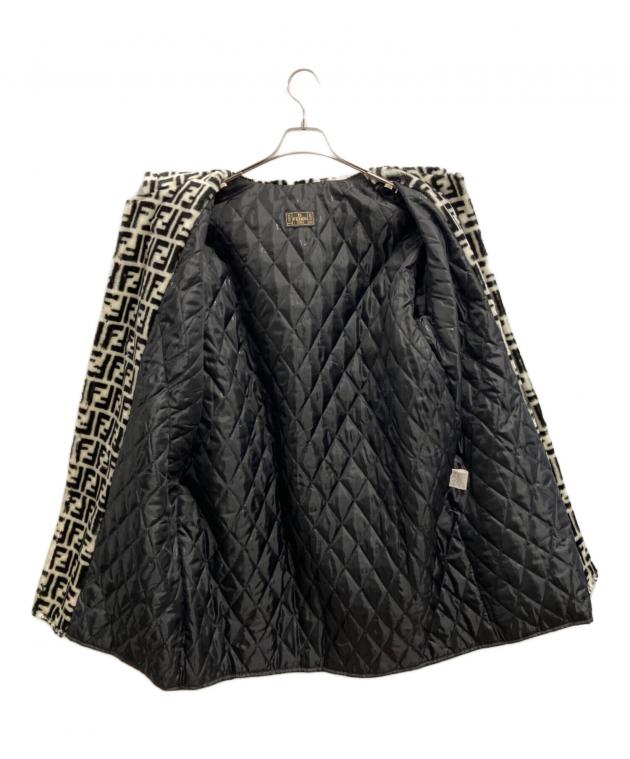 中古・古着通販】FENDI (フェンディ) ダッフルコート ブラック サイズ