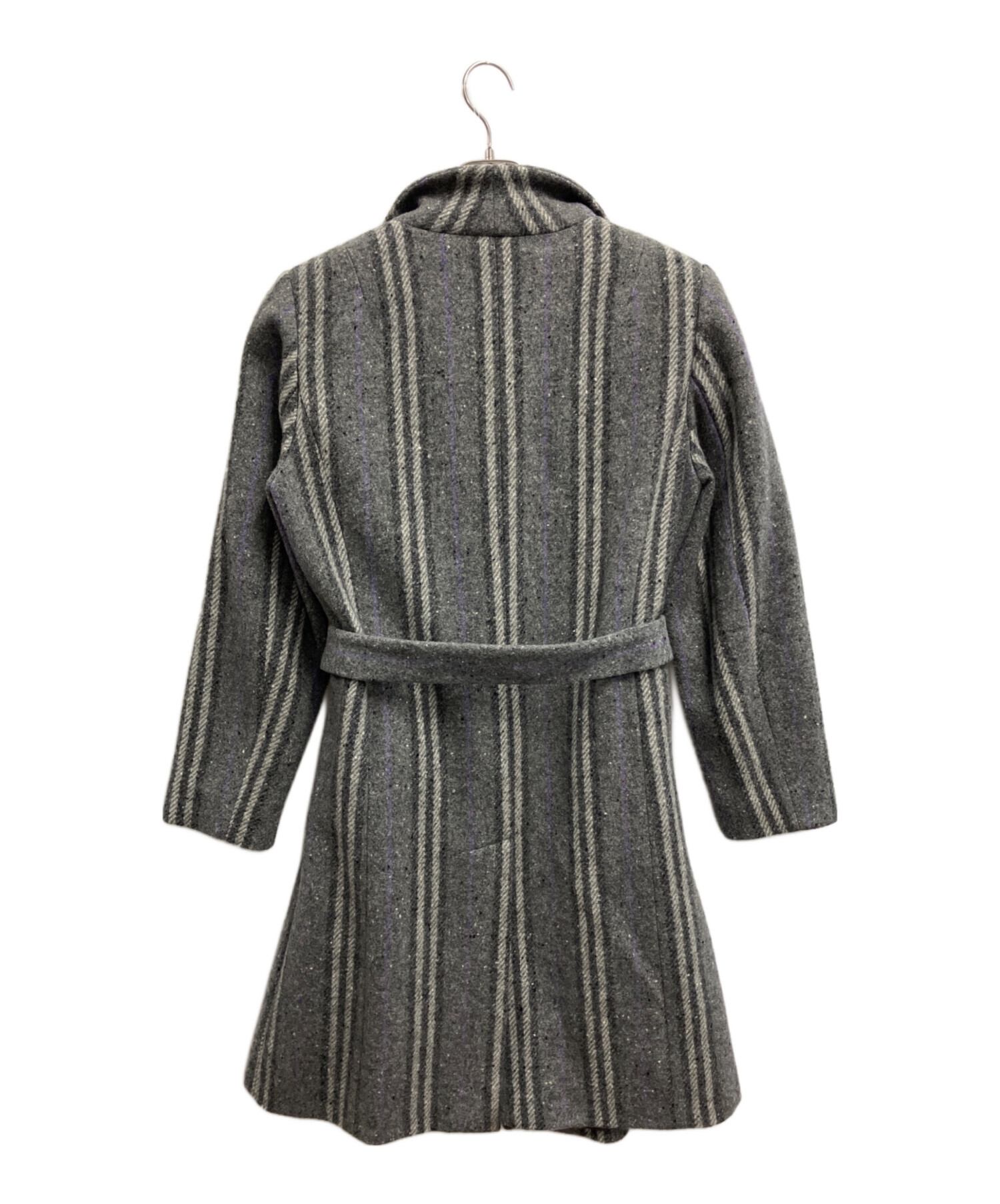 美品✨BURBERRYLONDON ステンカラーコート　ブラック　13 中古・古着通販】BURBERRY LONDON (バーバリーロンドン) ステンカラー