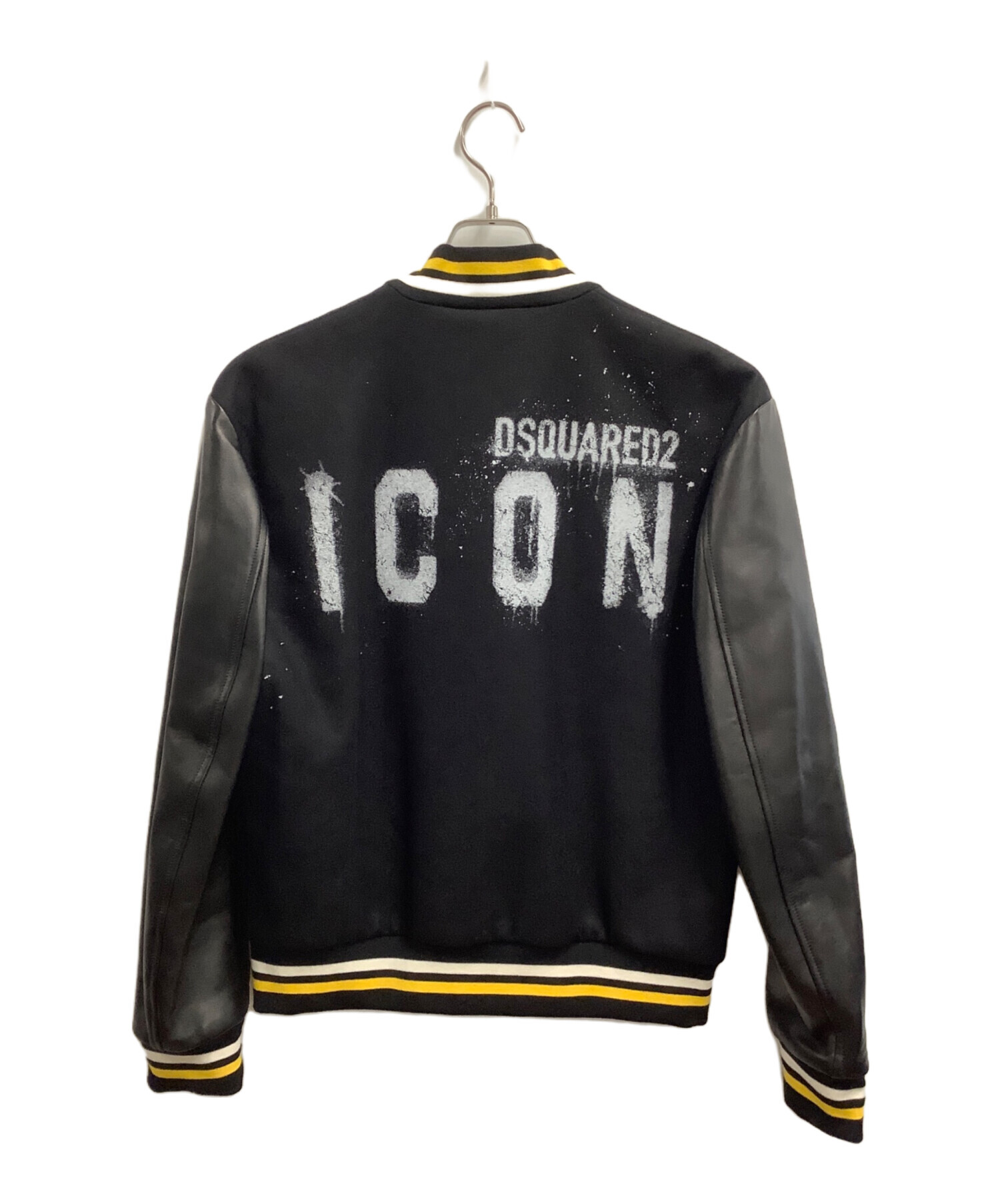 中古・古着通販】DSQUARED2 (ディースクエアード) スタジャン ブラック
