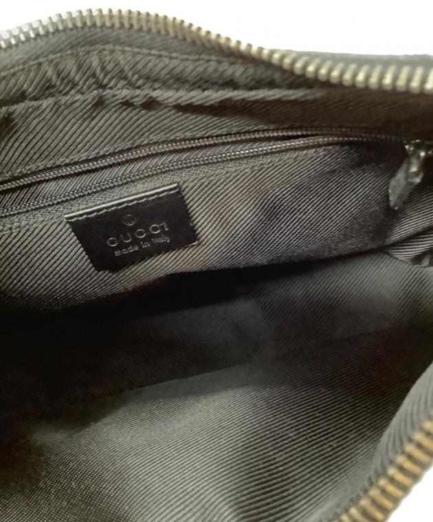 中古・古着通販】GUCCI (グッチ) ワンショルダーバッグ ブラック