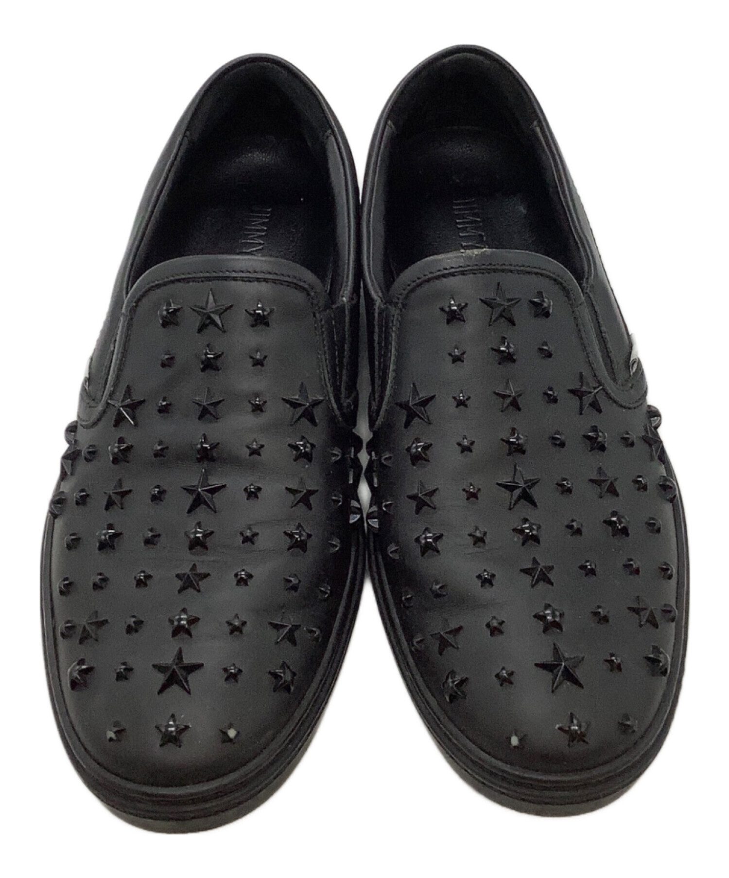 ジミーチュウ　スリッポン 中古・古着通販】JIMMY CHOO (ジミーチュウ) スリッポン ブラック