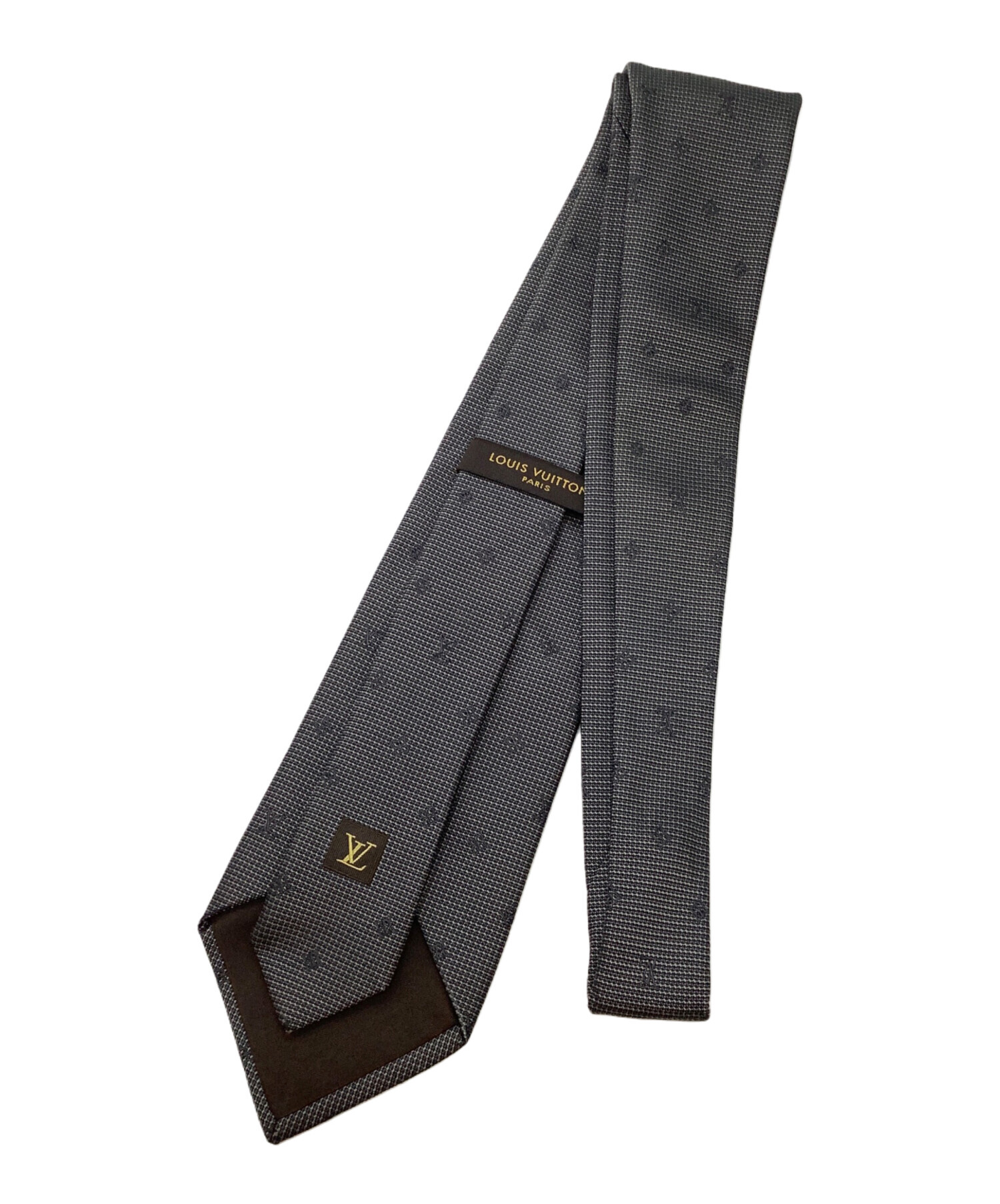 中古・古着通販】LOUIS VUITTON (ルイ ヴィトン) ネクタイ グレー