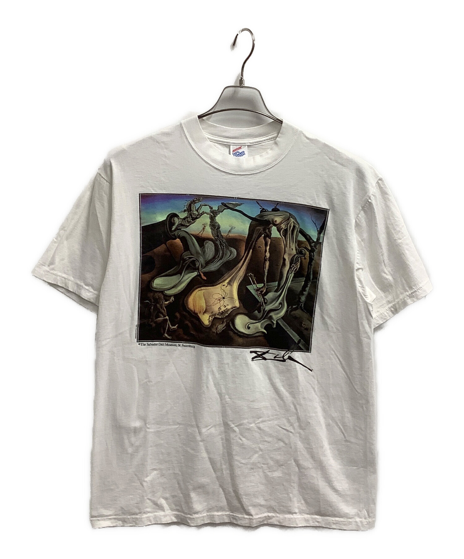 中古・古着通販】JERZEES (ジャージーズ) プリントTシャツ ホワイト