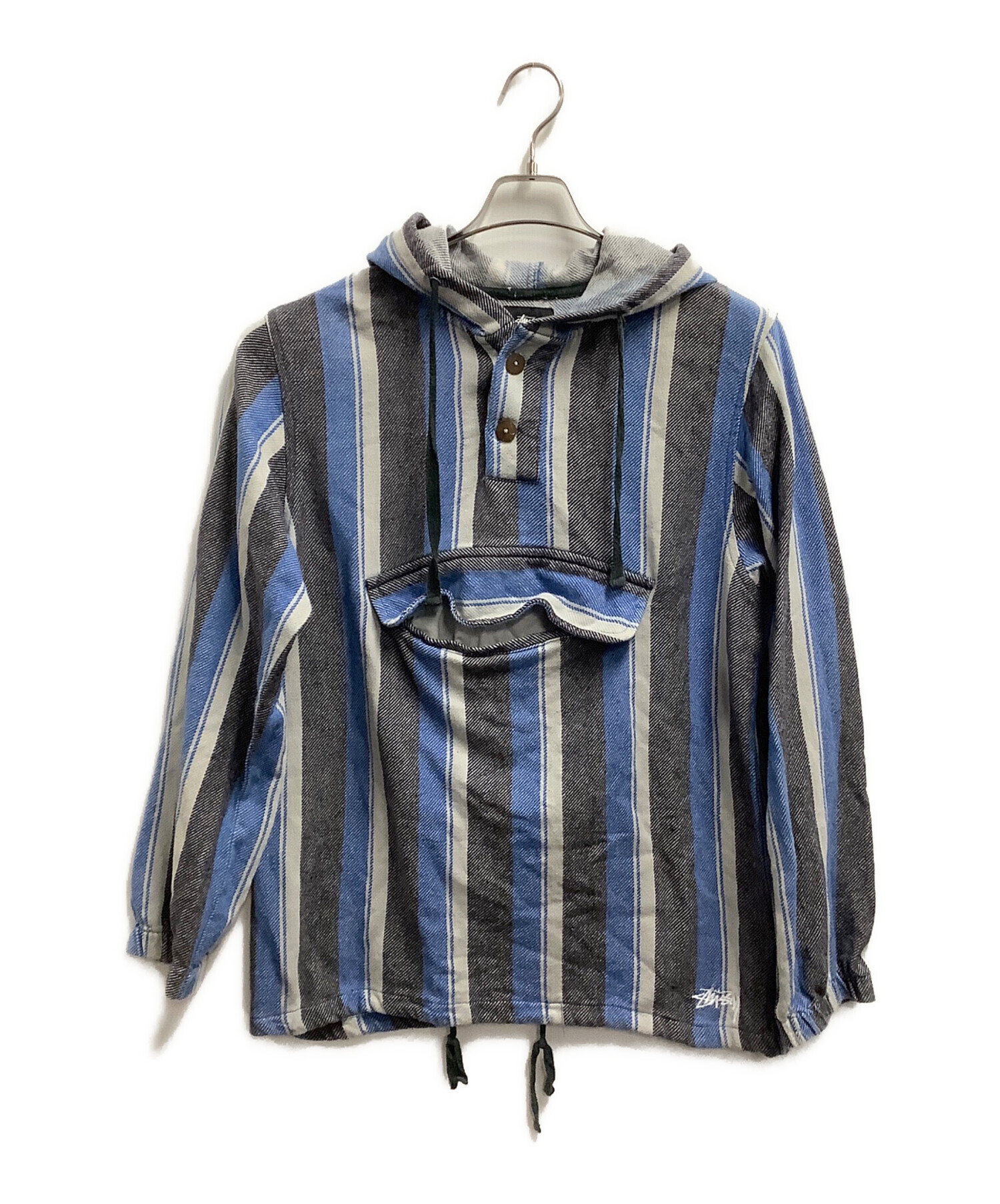 中古・古着通販】stussy (ステューシー) メキシカンパーカー ブルー