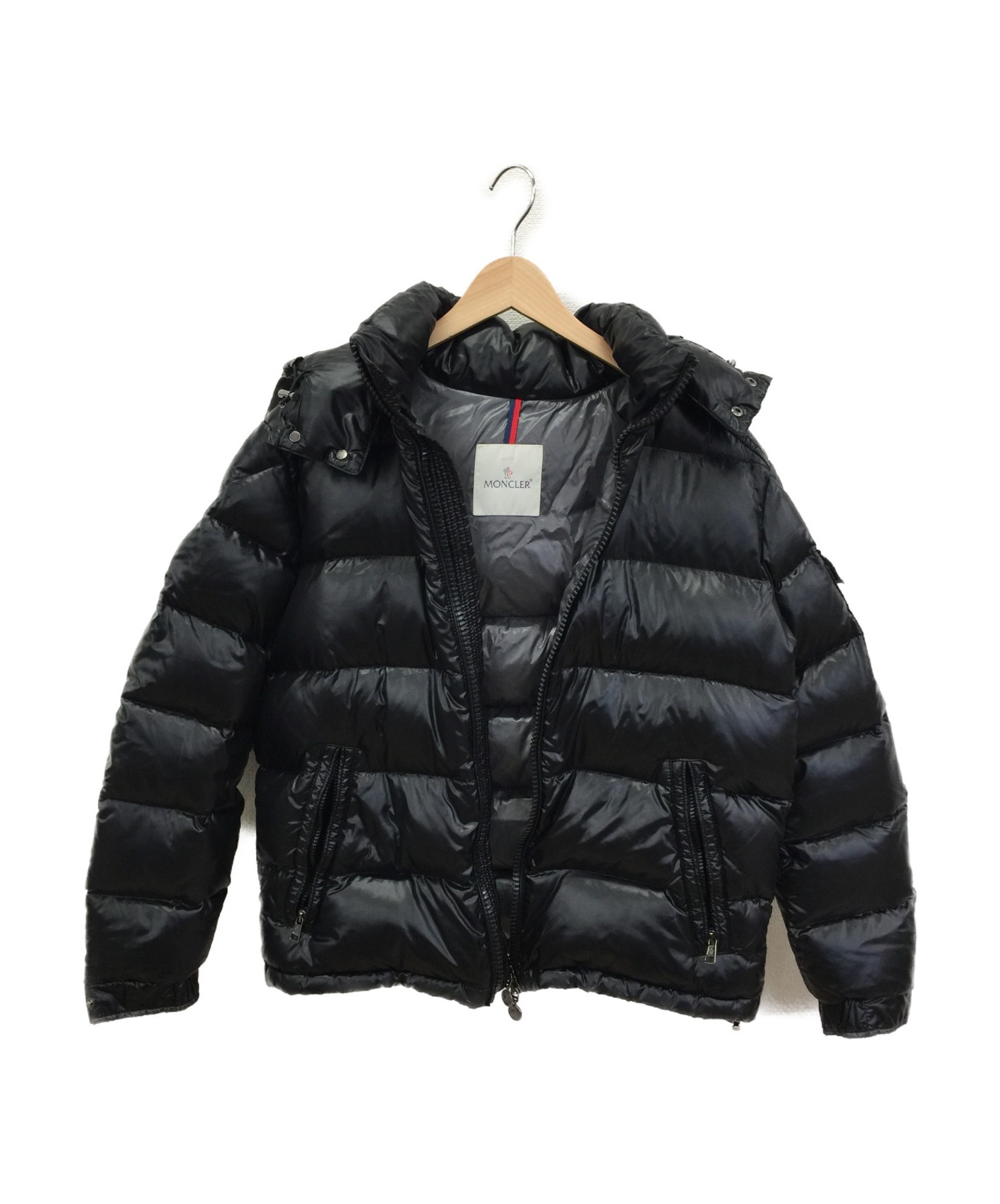 中古・古着通販】MONCLER (モンクレール) ダウンジャケット ブラック