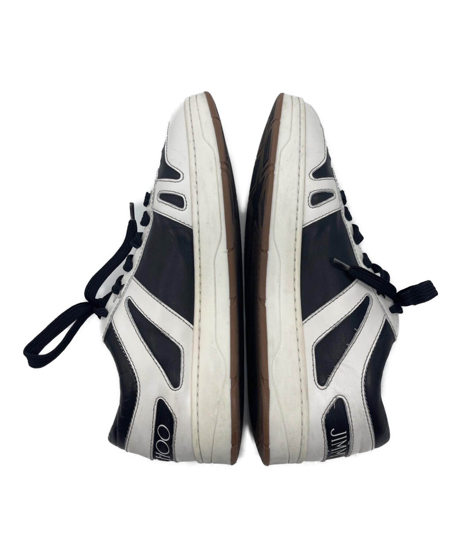 中古・古着通販】JIMMY CHOO (ジミーチュウ) レザースニーカー 