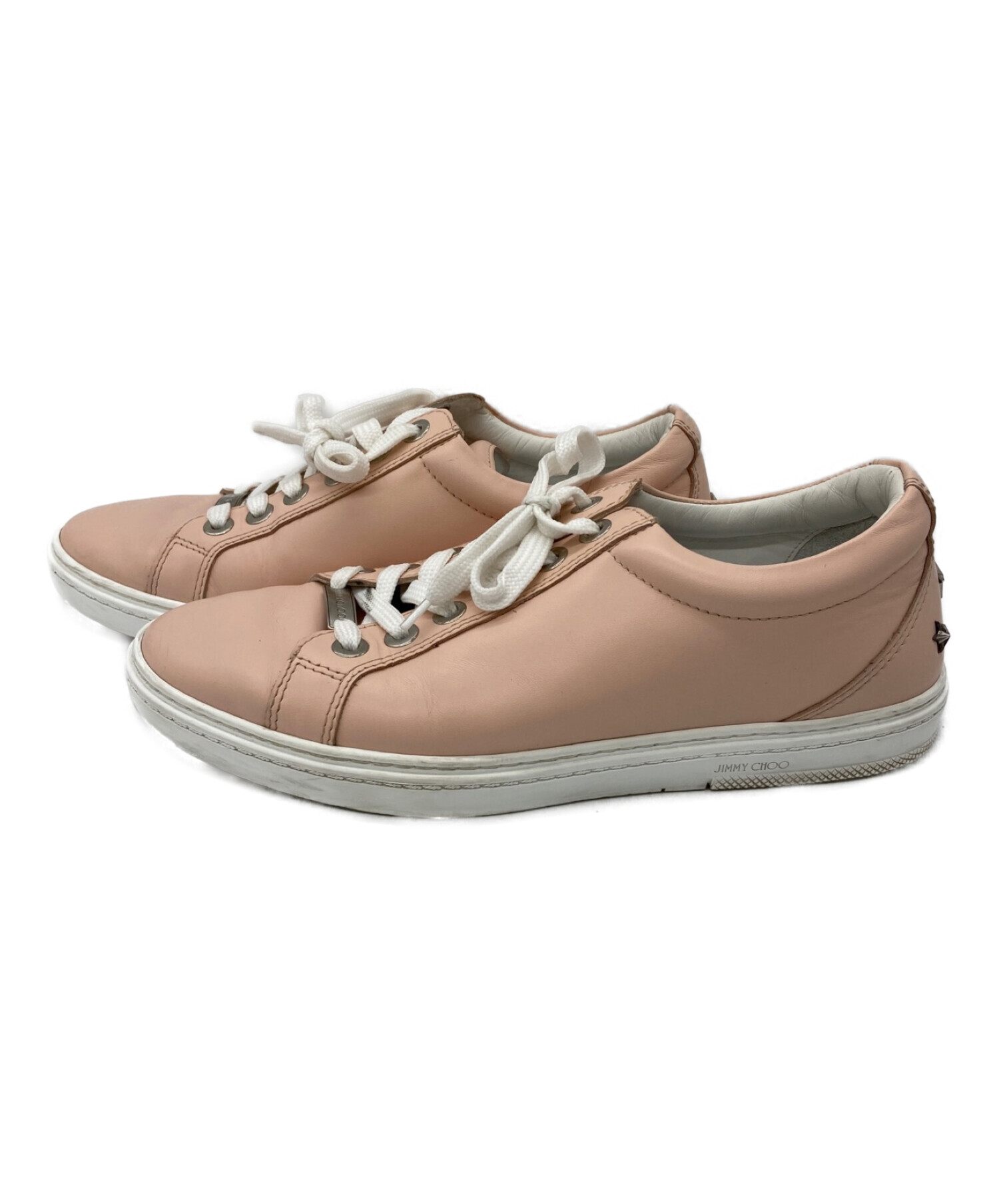 中古・古着通販】JIMMY CHOO (ジミーチュウ) スニーカー ピンク 中古・古着通販】JIMMY CHOO (ジミーチュウ) スニーカー ピンク