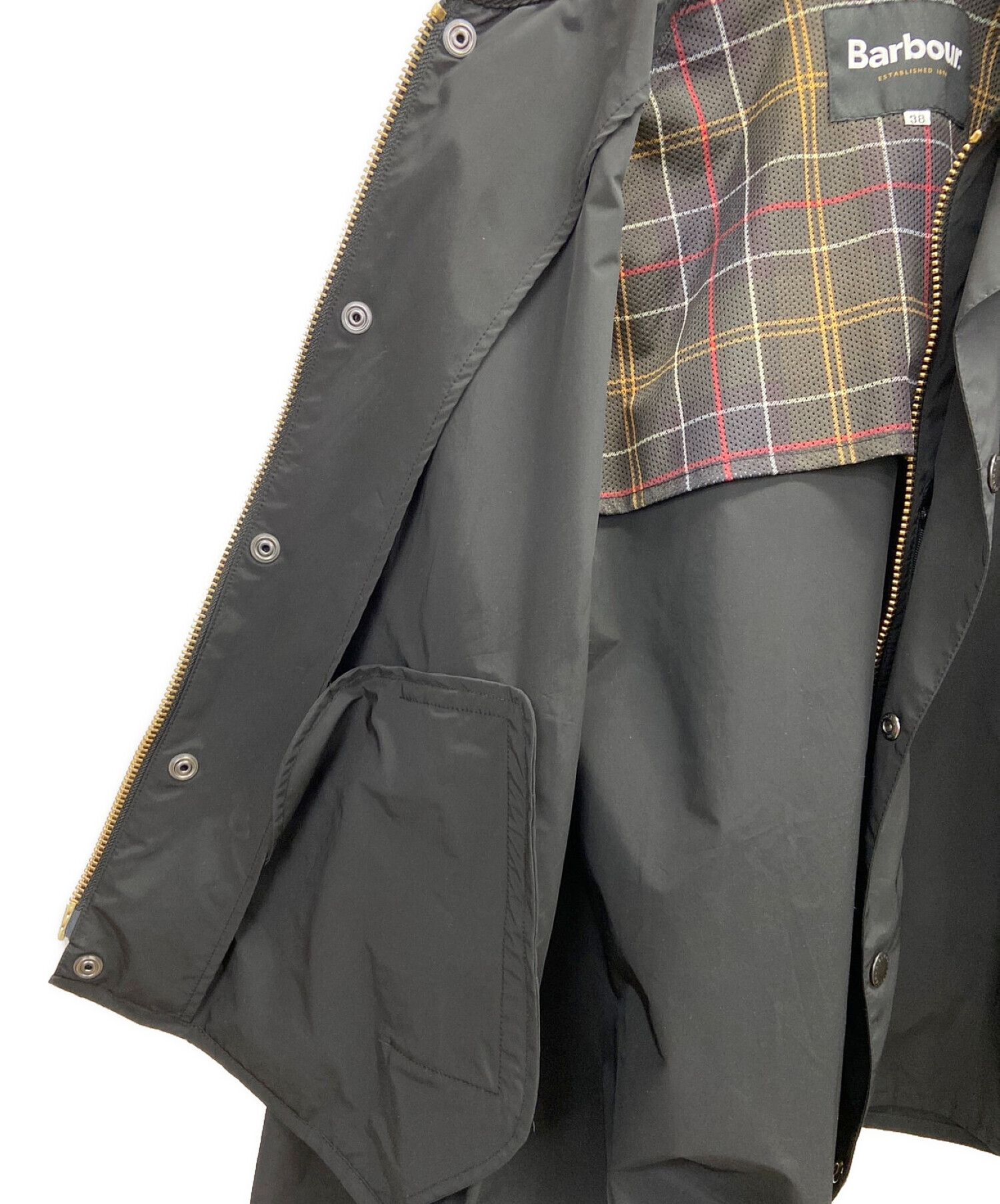 Barbour スリーブ Rastic 38 【美品】 中古・古着通販】Barbour (バブアー) ラグランスリーブジャケット