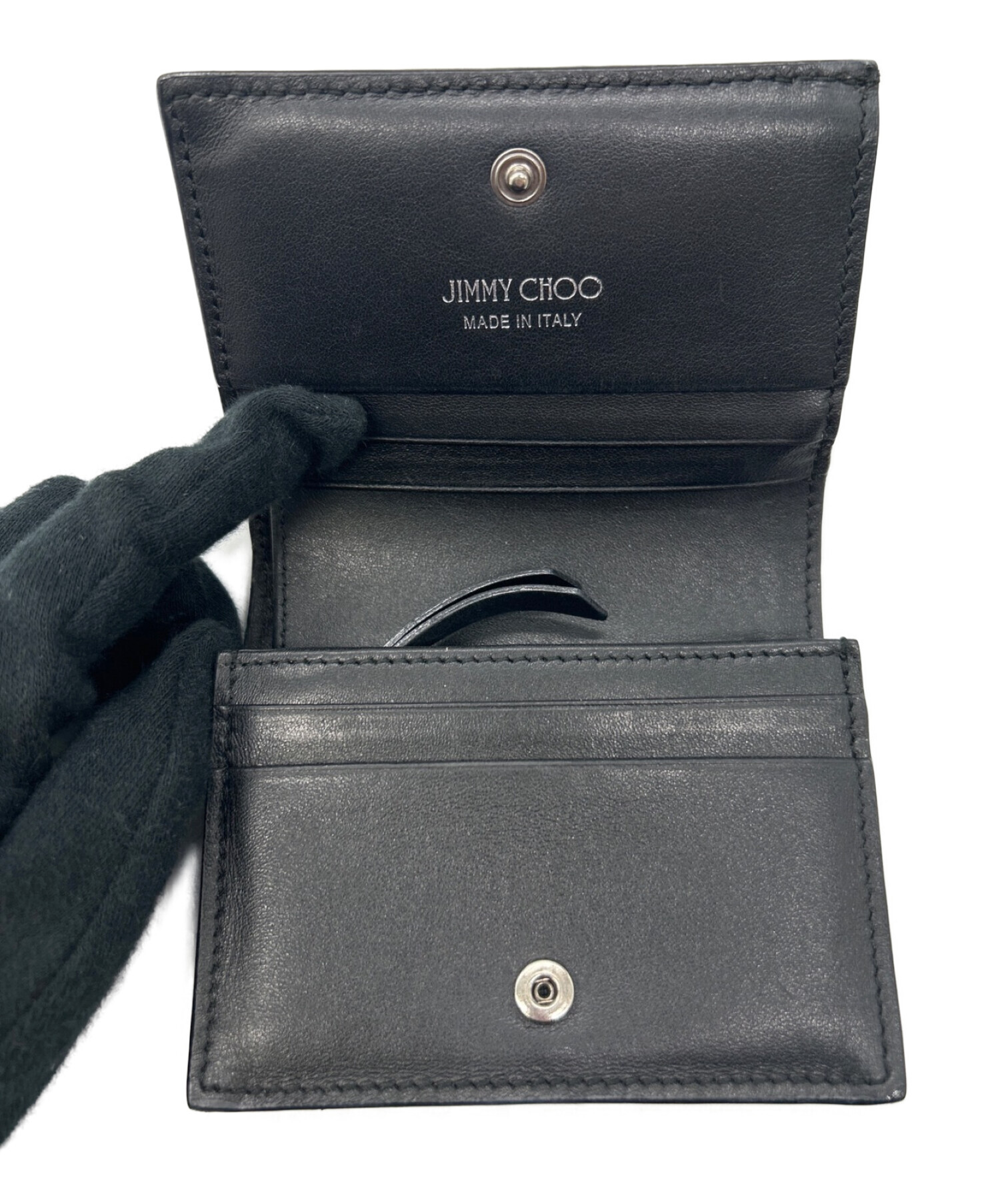 中古・古着通販】JIMMY CHOO (ジミーチュウ) グロッシースター2つ折り