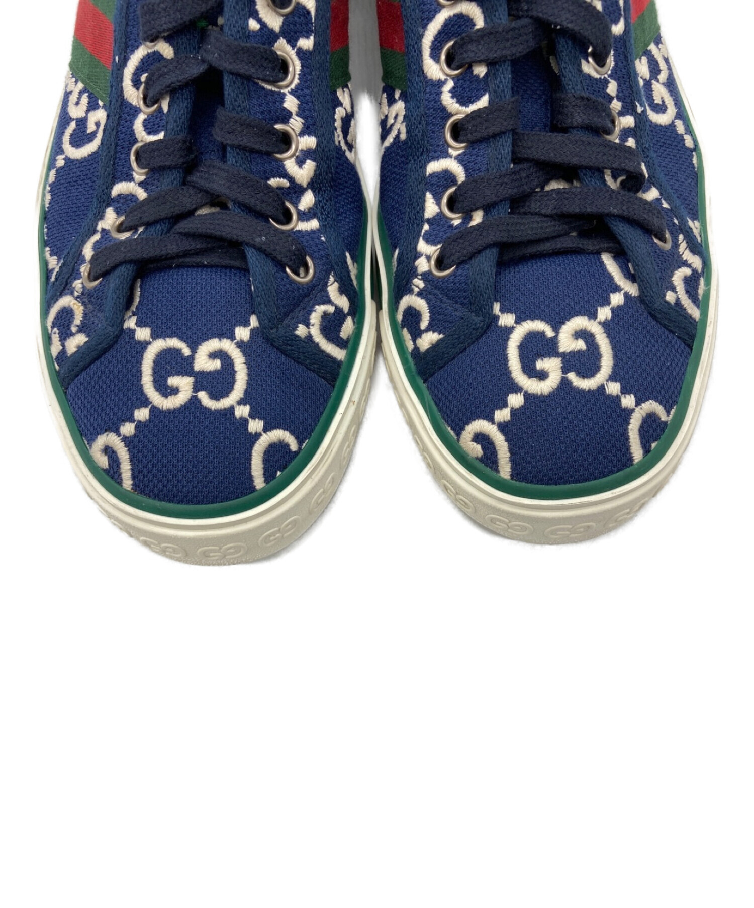 中古・古着通販】GUCCI (グッチ) スニーカー ブルー サイズ:10