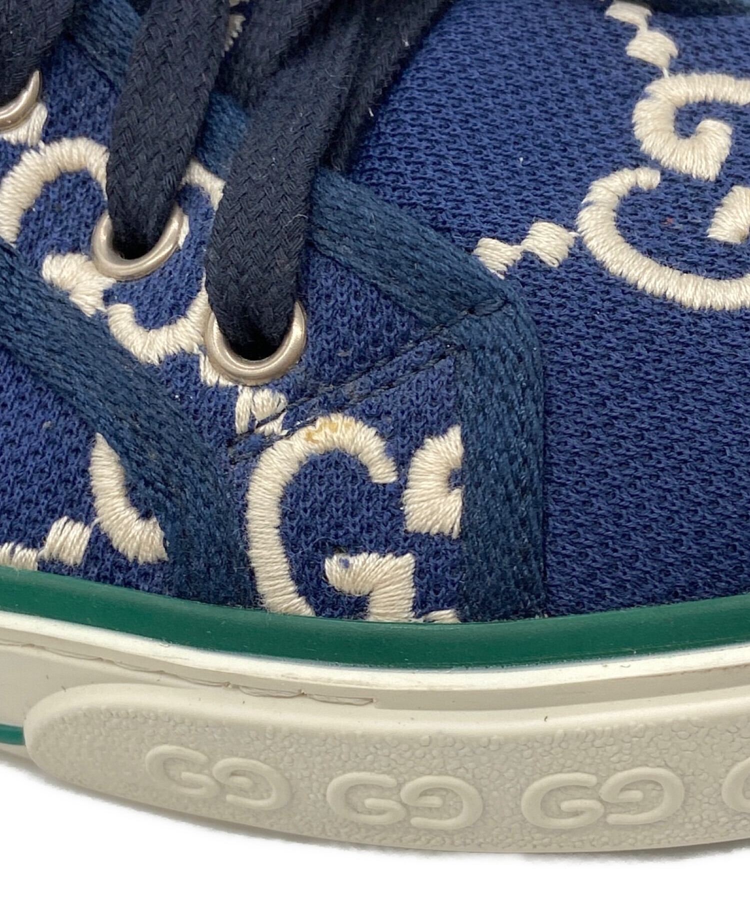 中古・古着通販】GUCCI (グッチ) スニーカー ブルー サイズ:10