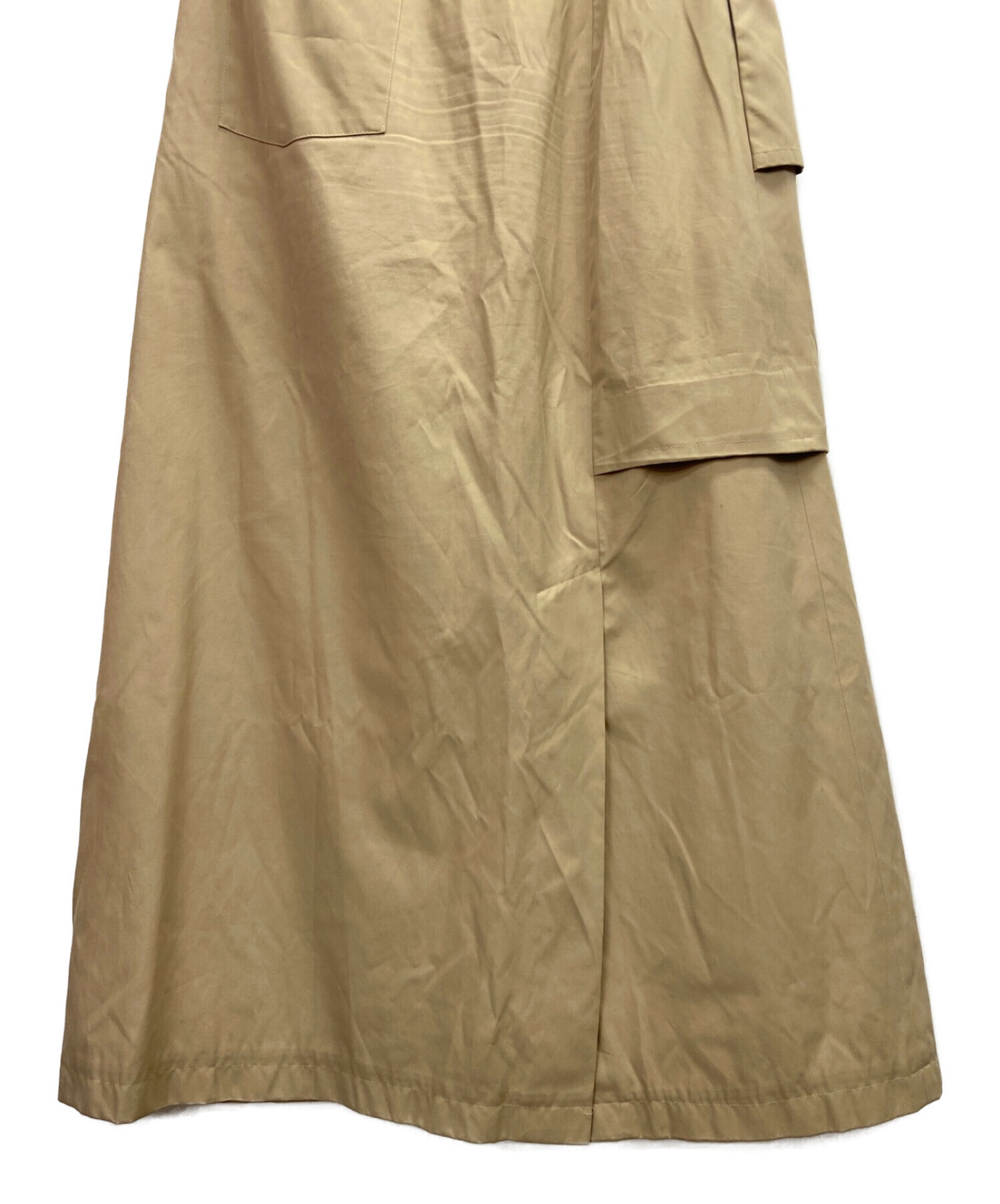 中古・古着通販】UN3D. (アンスリード) トレンチスカート ベージュ