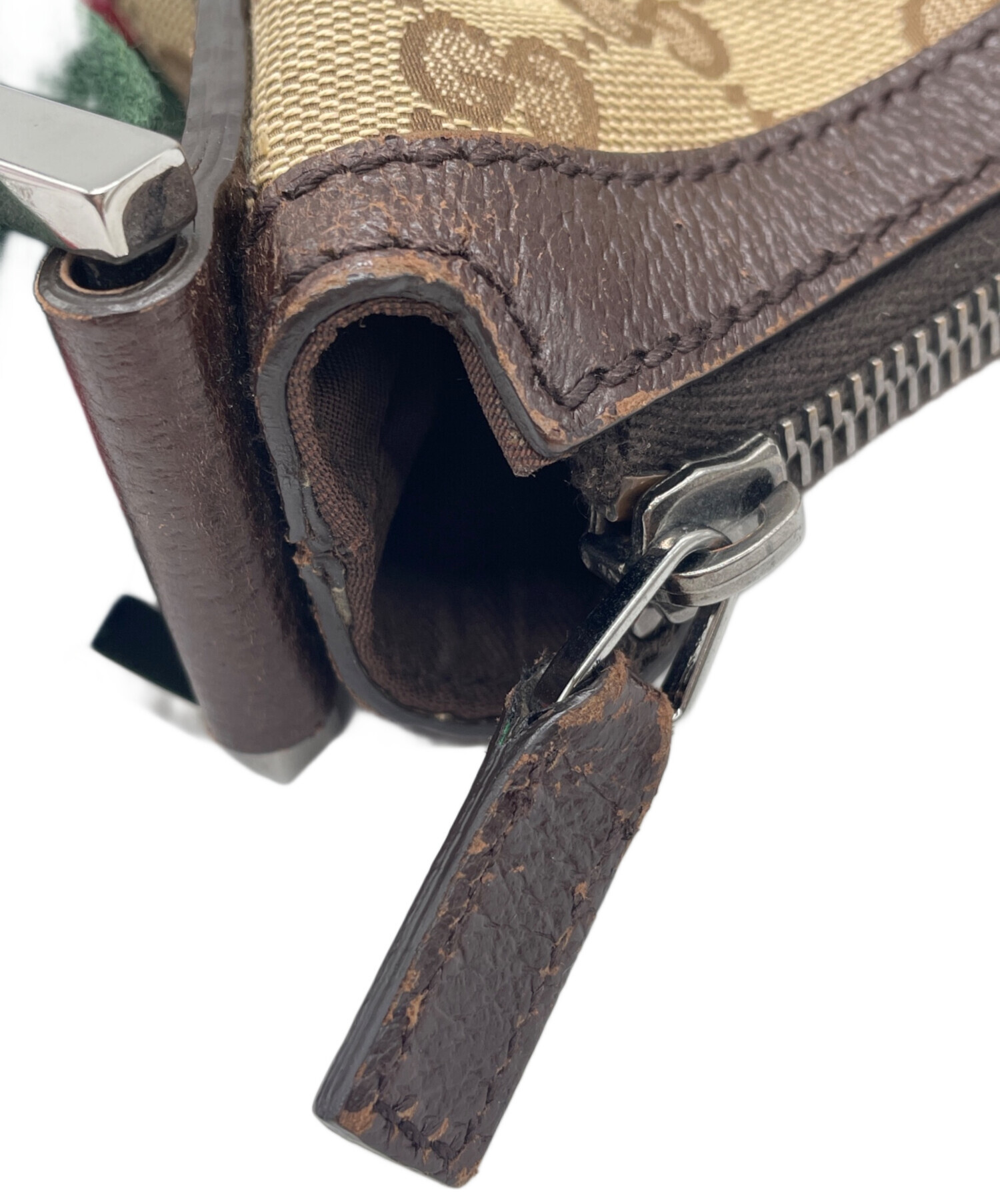 中古・古着通販】GUCCI (グッチ) ショルダーバッグ キャメル｜ブランド