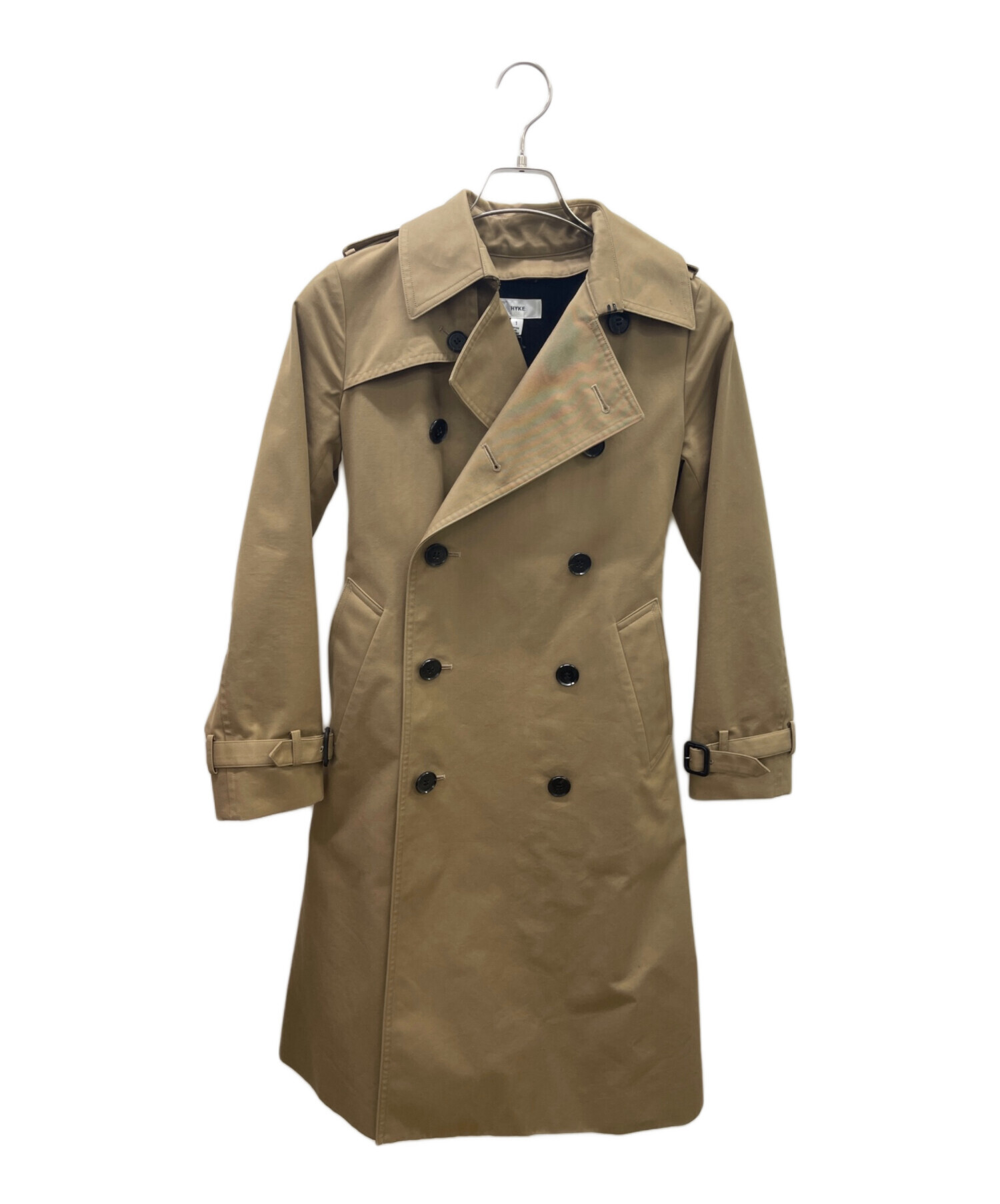 中古・古着通販】HYKE (ハイク) チェスターコート ブラウン サイズ:S