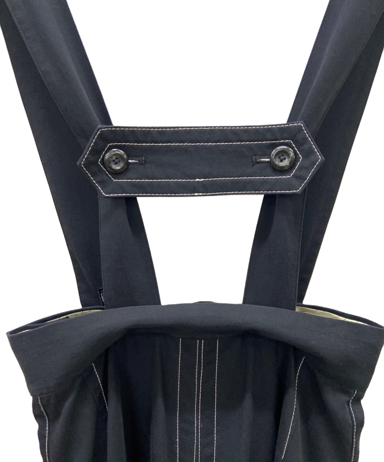 Ujoh サロペット 中古・古着通販】UJOH (ウジョー) サロペット ブラック サイズ:M