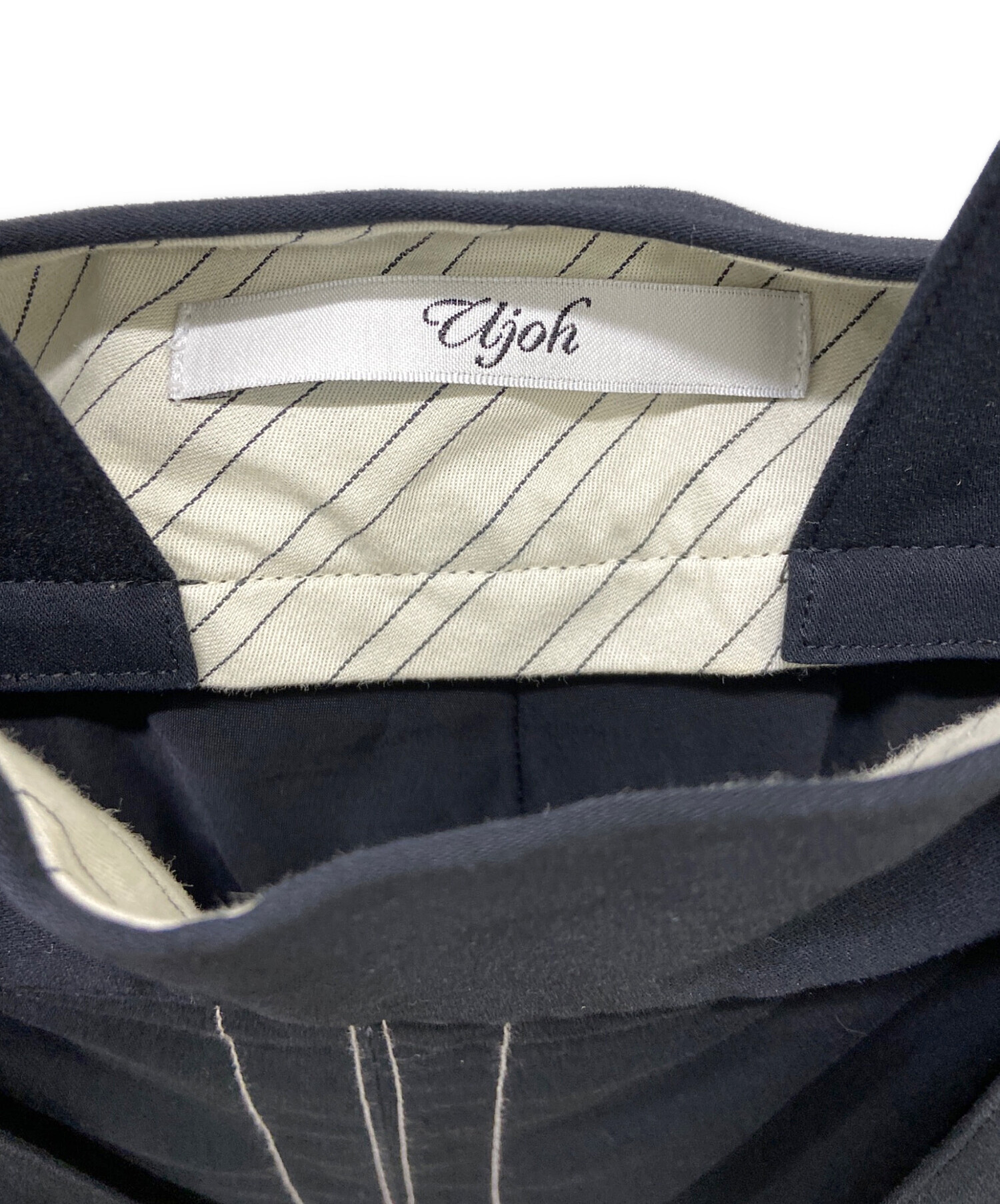 中古・古着通販】UJOH (ウジョー) サロペット ブラック サイズ:M