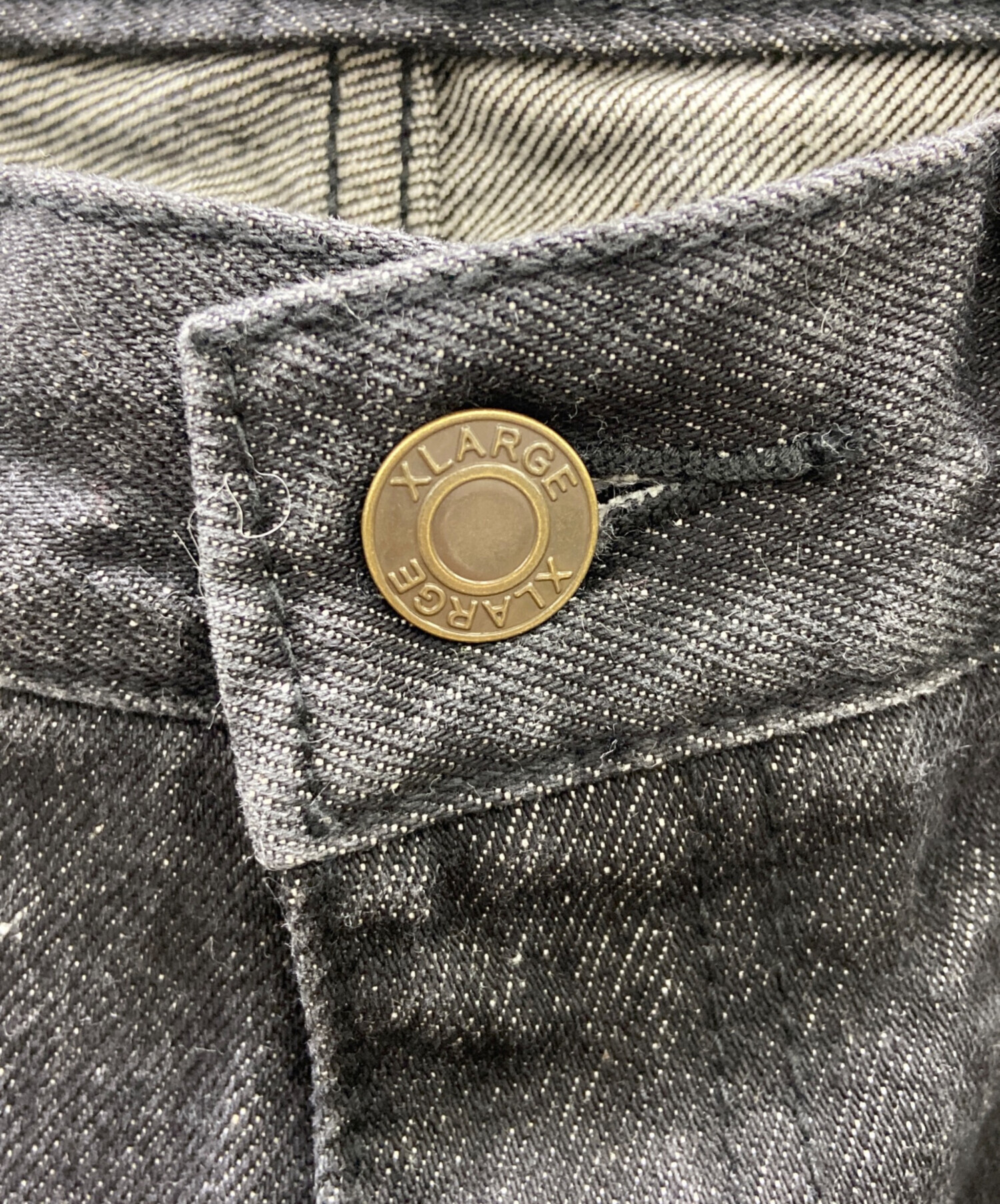 中古・古着通販】X-LARGE (エクストララージ) デニムパンツ ブラック