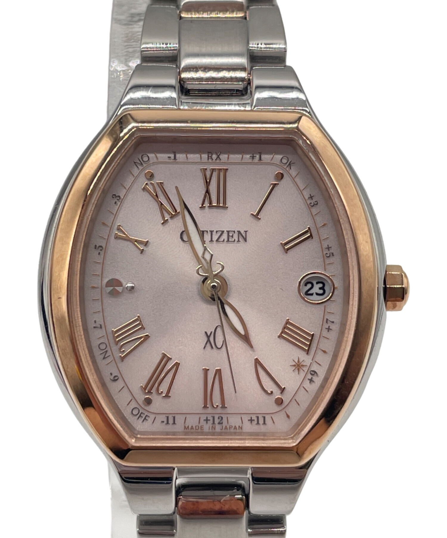 CITIZEN ベージュレザー 中古・古着通販】CITIZEN (シチズン) 腕時計 ベージュ｜ブランド・古着