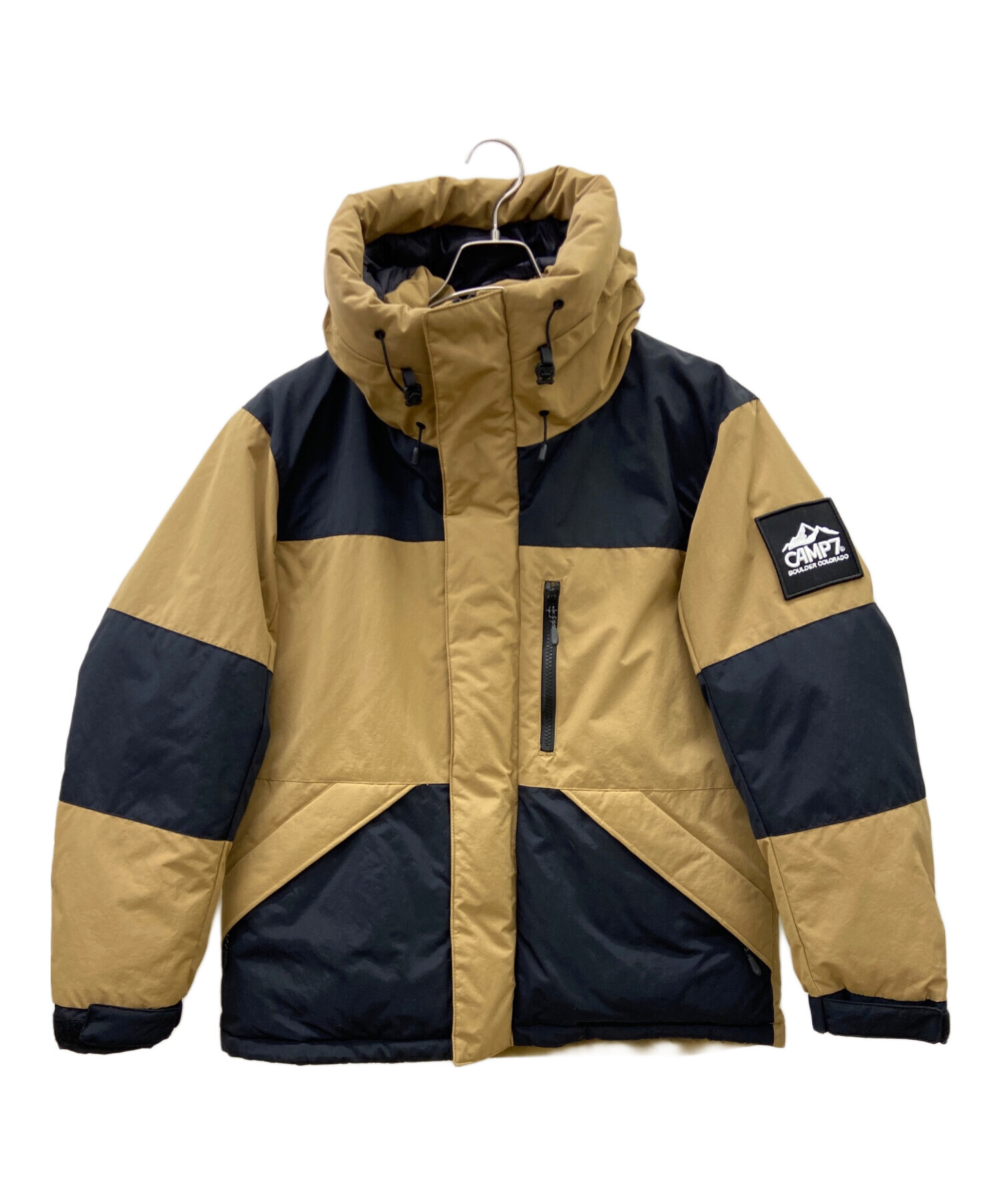 中古・古着通販】CAMP 7 (キャンプ7) ダウンジャケット ブラウン  