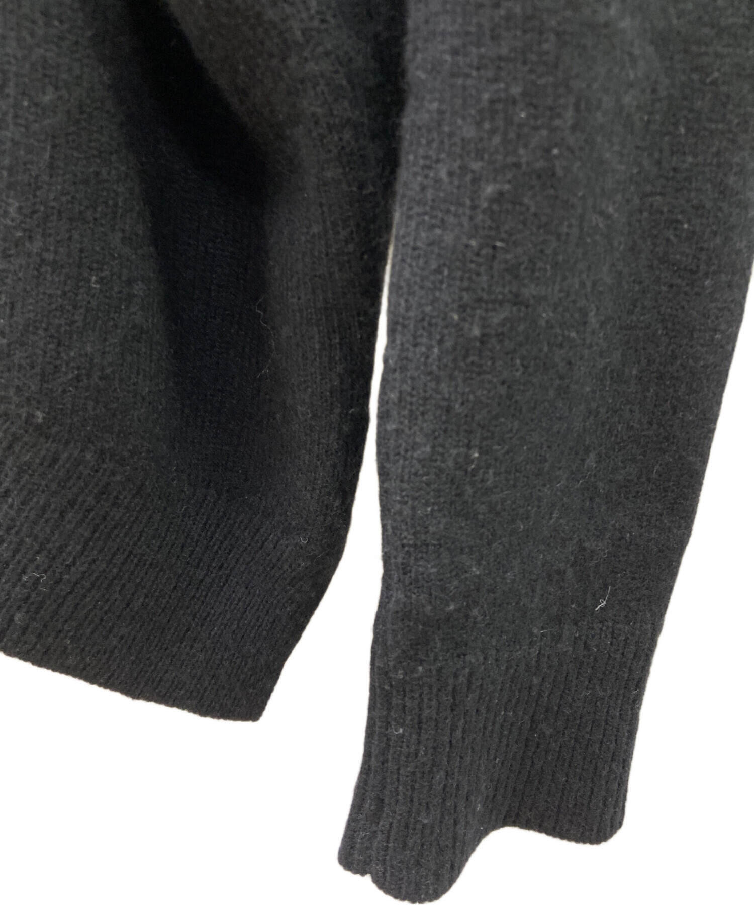 中古・古着通販】ALL SAINTS (オールセインツ) 長袖ニット ブラック